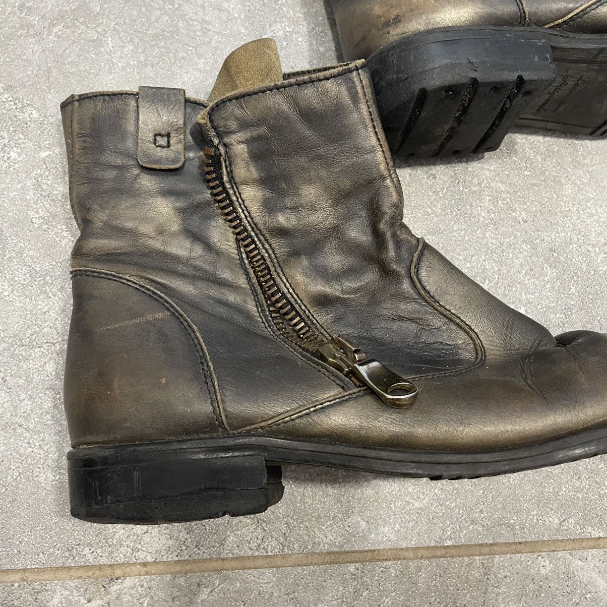 Handmade 38 Lav Artigiana Cowboys Python Dragon Leather boots Size US 5.5 / EU 38 - 3 Thumbnail