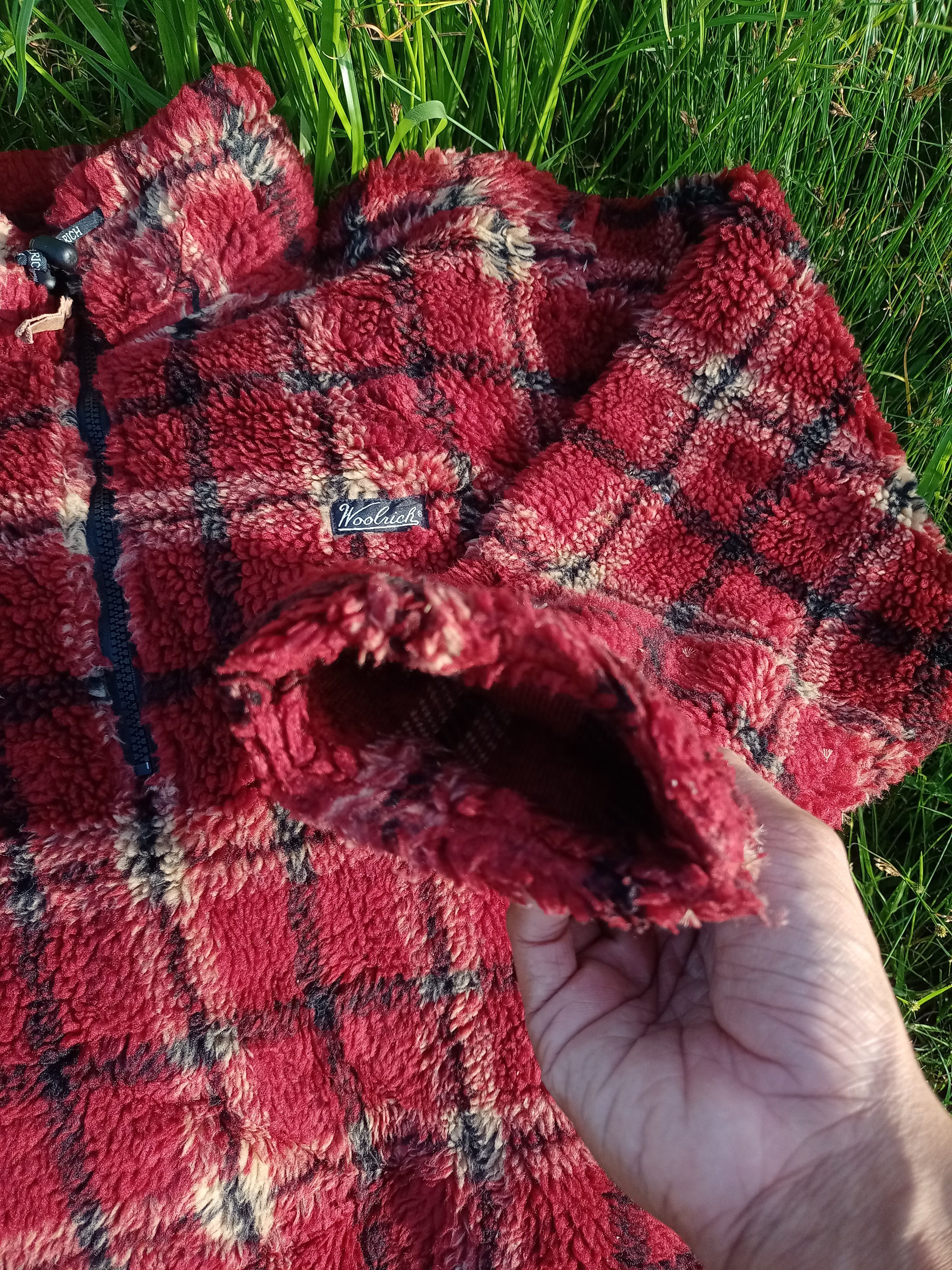 Vintage × Woolrich Woolen Mills WoolRich Half Zipper Fleece Jacket Size US M / EU 48-50 / 2 - 4 Thumbnail