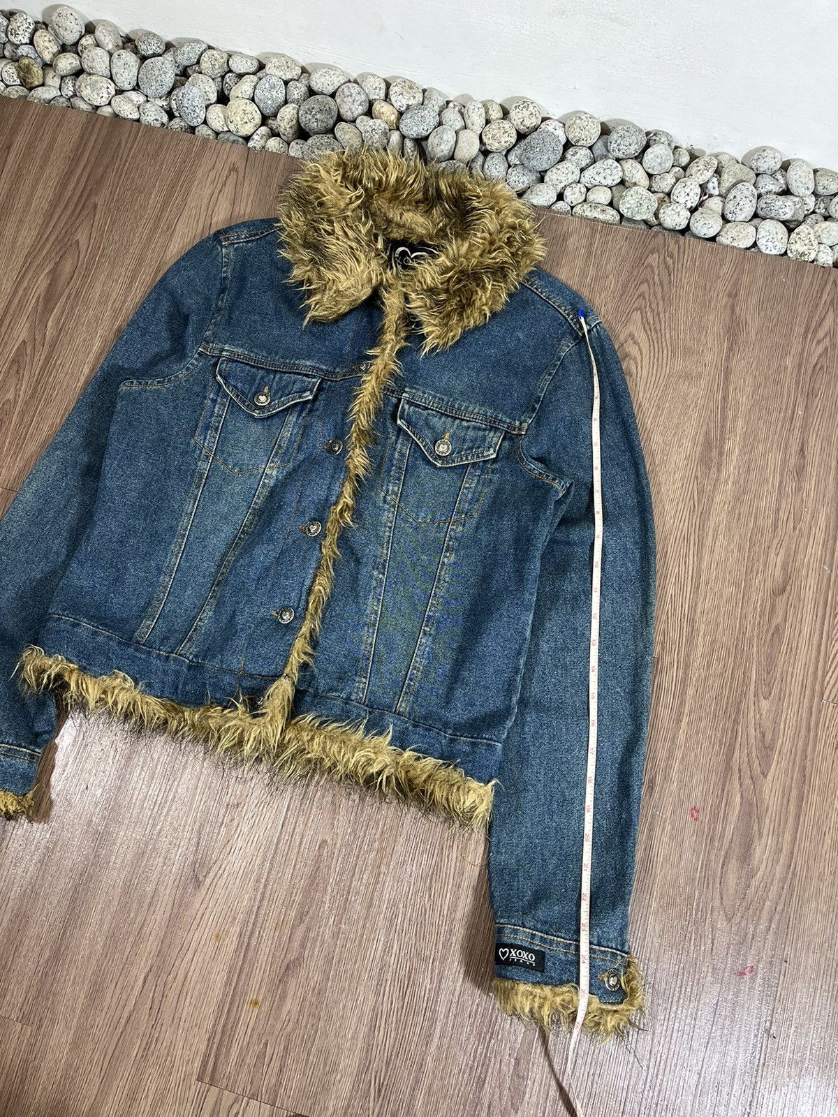 Beauty Beast XoxoJeans Fur Cropped Denim Jacket Size US M / EU 48-50 / 2 - 12 Thumbnail