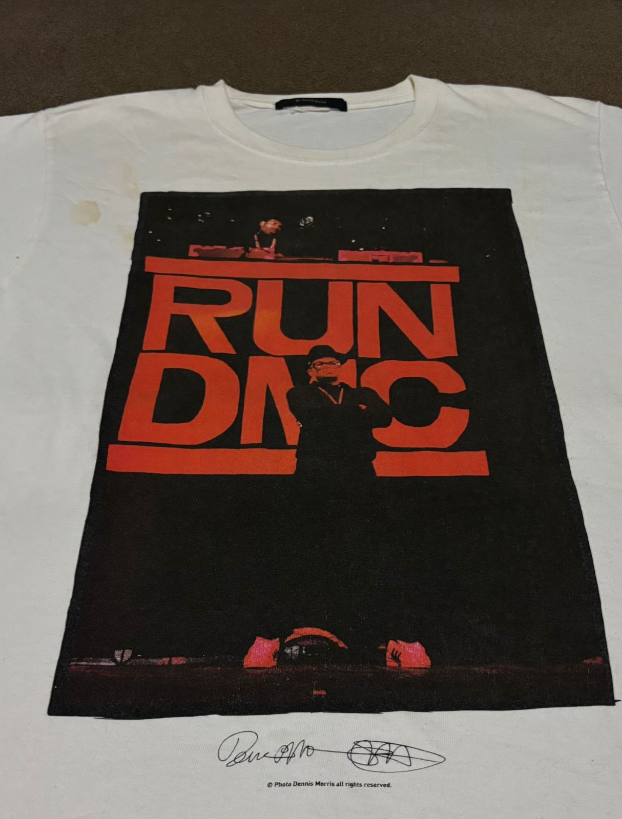 Japanese Brand Run Dmc Photo By Dennis Morris Photo Print Shirt Size US M / EU 48-50 / 2 - 2 Thumbnail