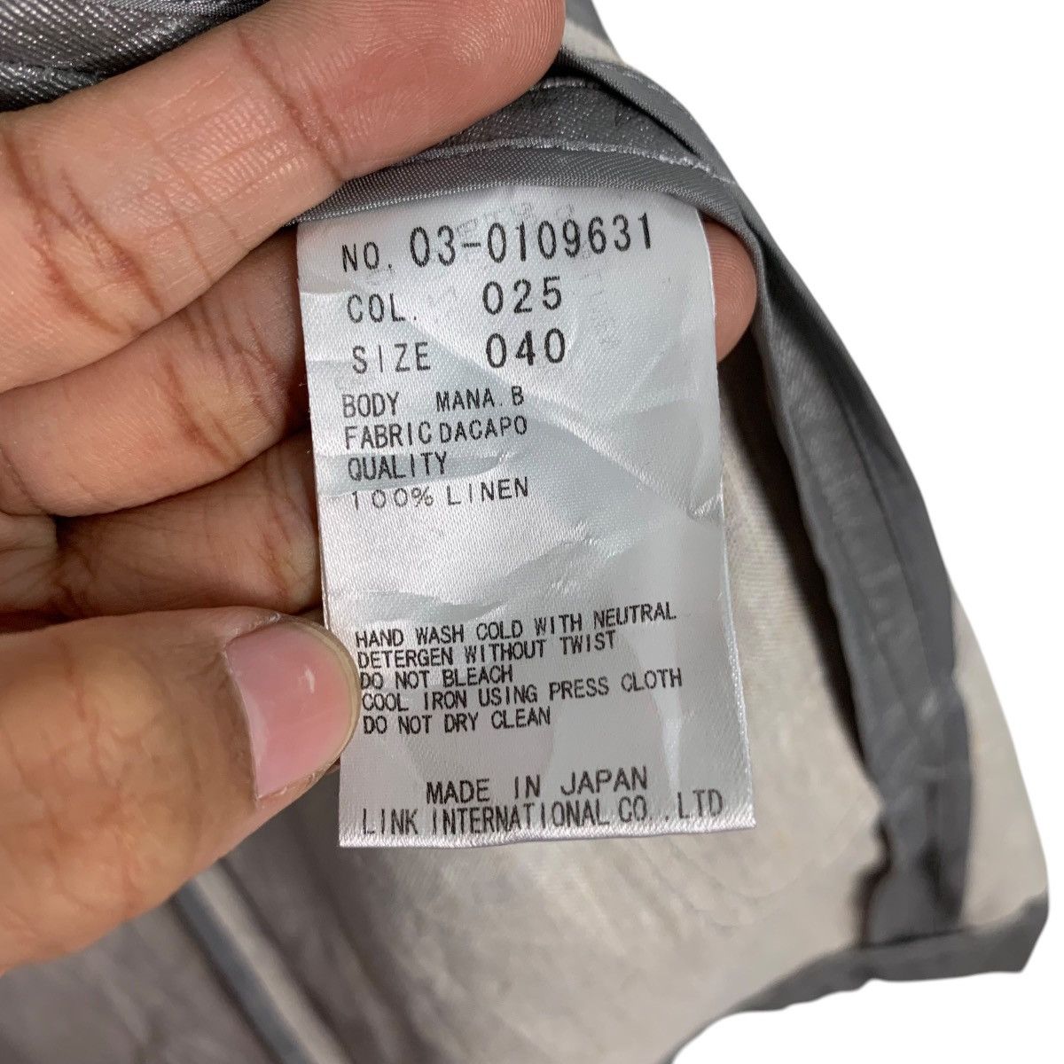 Theory THEORY LUXE Silver Grey Linen Jacket #2804-C127 Size M / US 6-8 / IT 42-44 - 15 Thumbnail