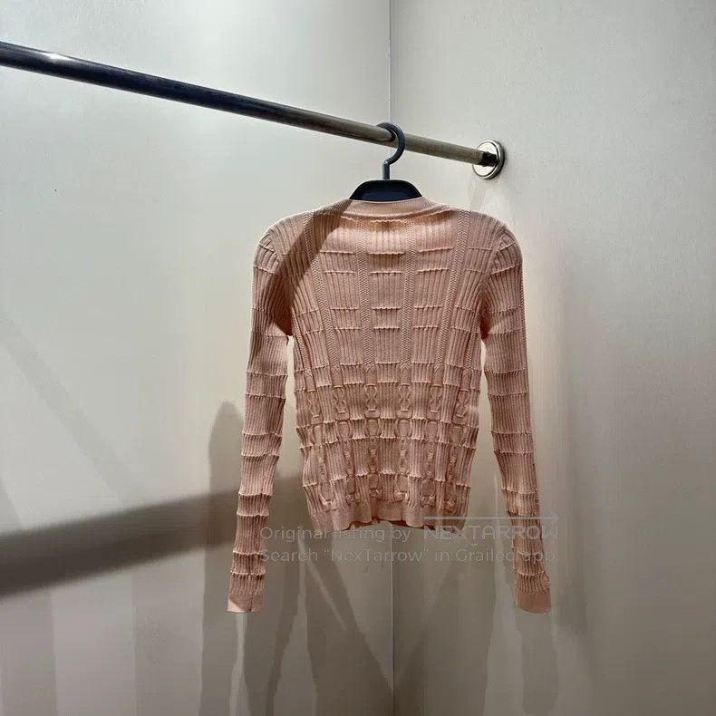 Hermes Hermes 25SS Silk Jacquard Knit Long Sleeve Size XS / US 0-2 / IT 36-38 - 2 Thumbnail