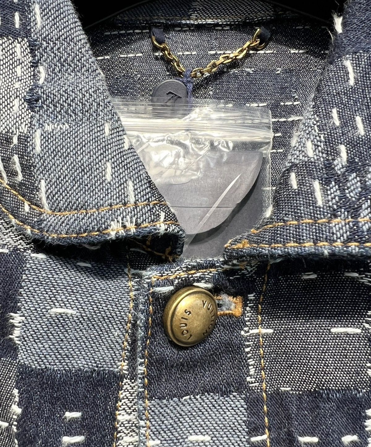 Louis Vuitton × Nigo Louis Vuitton x Nigo 50 Damier Denim Workwear Jacket Size US M / EU 48-50 / 2 - 5 Thumbnail
