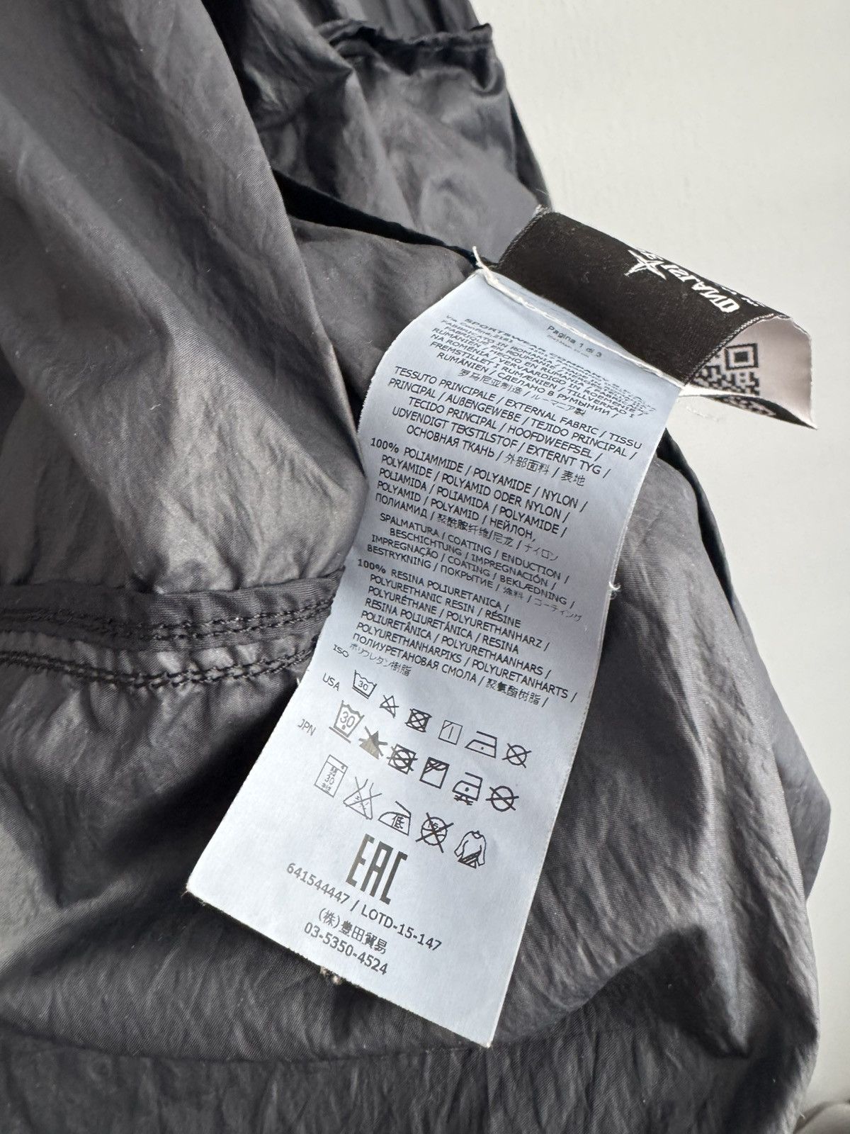 Stone Island Stone Island Black Navy Nylon Metal Watro Shimmer Jacket Size US XL / EU 56 / 4 - 11 Thumbnail