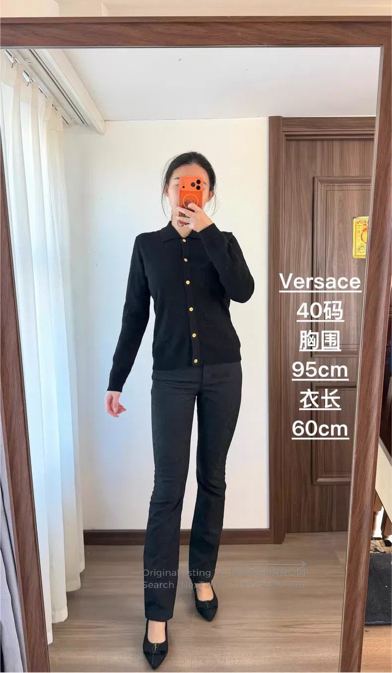 Versace Versace Long-sleeved cardigan Size M / US 6-8 / IT 42-44 - 2 Thumbnail