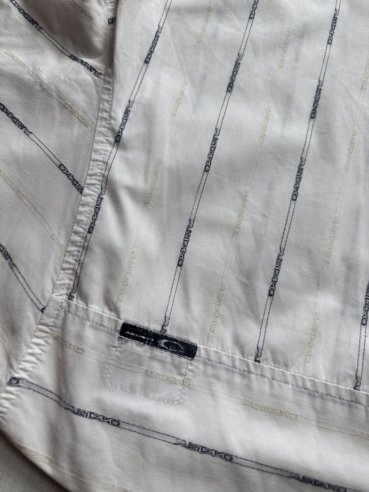 Oakley × Vintage Vintage Oakley shirt striped size Xl logo Size US XL / EU 56 / 4 - 7 Thumbnail