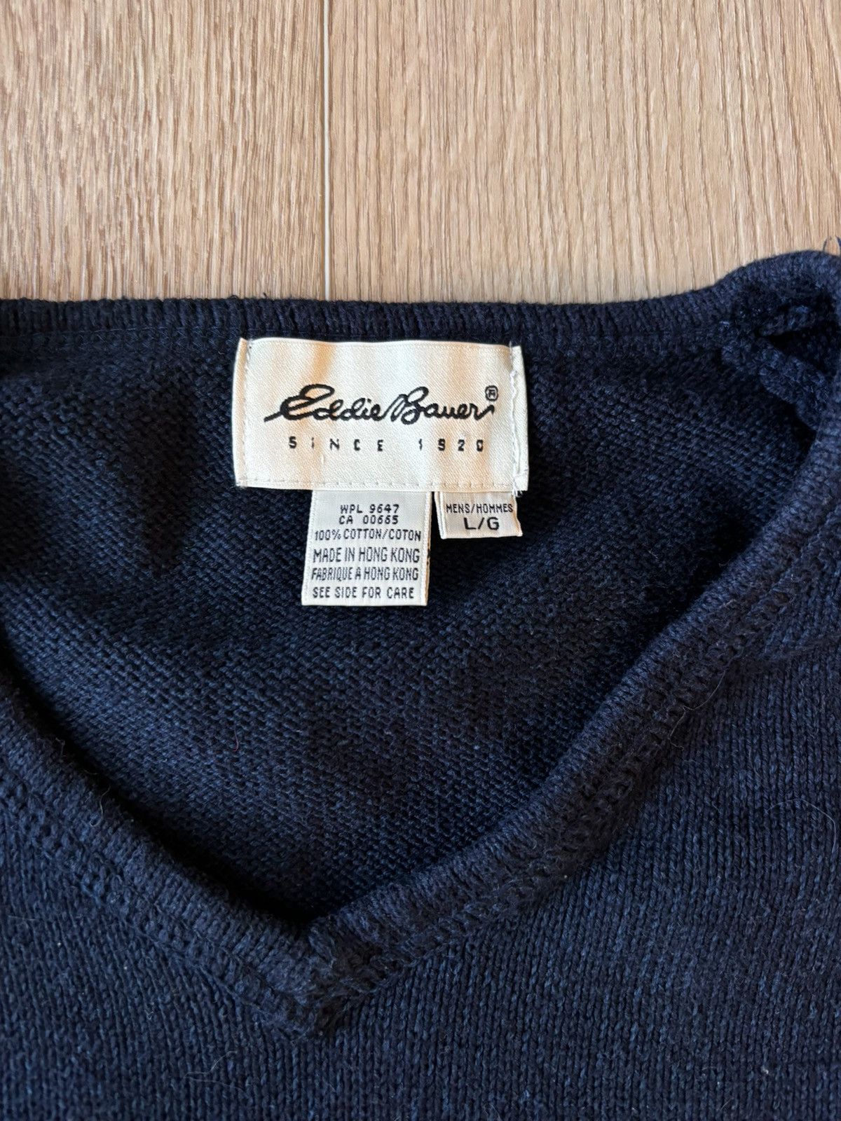 Eddie Bauer × Vintage Vintage Eddie Bauer Raglan sleeve knit sweater Size US L / EU 52-54 / 3 - 3 Thumbnail