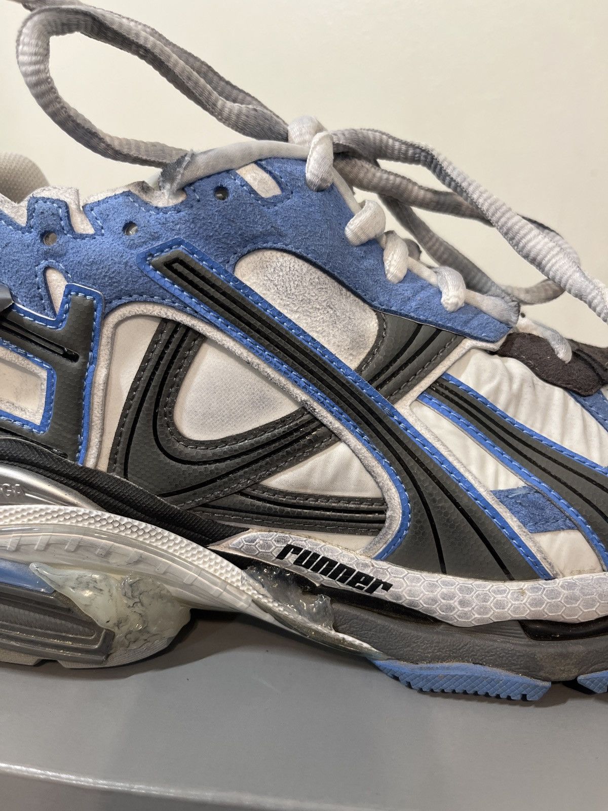 Balenciaga Runners in Blue/Black/White Size US 10 / EU 43 - 13 Thumbnail
