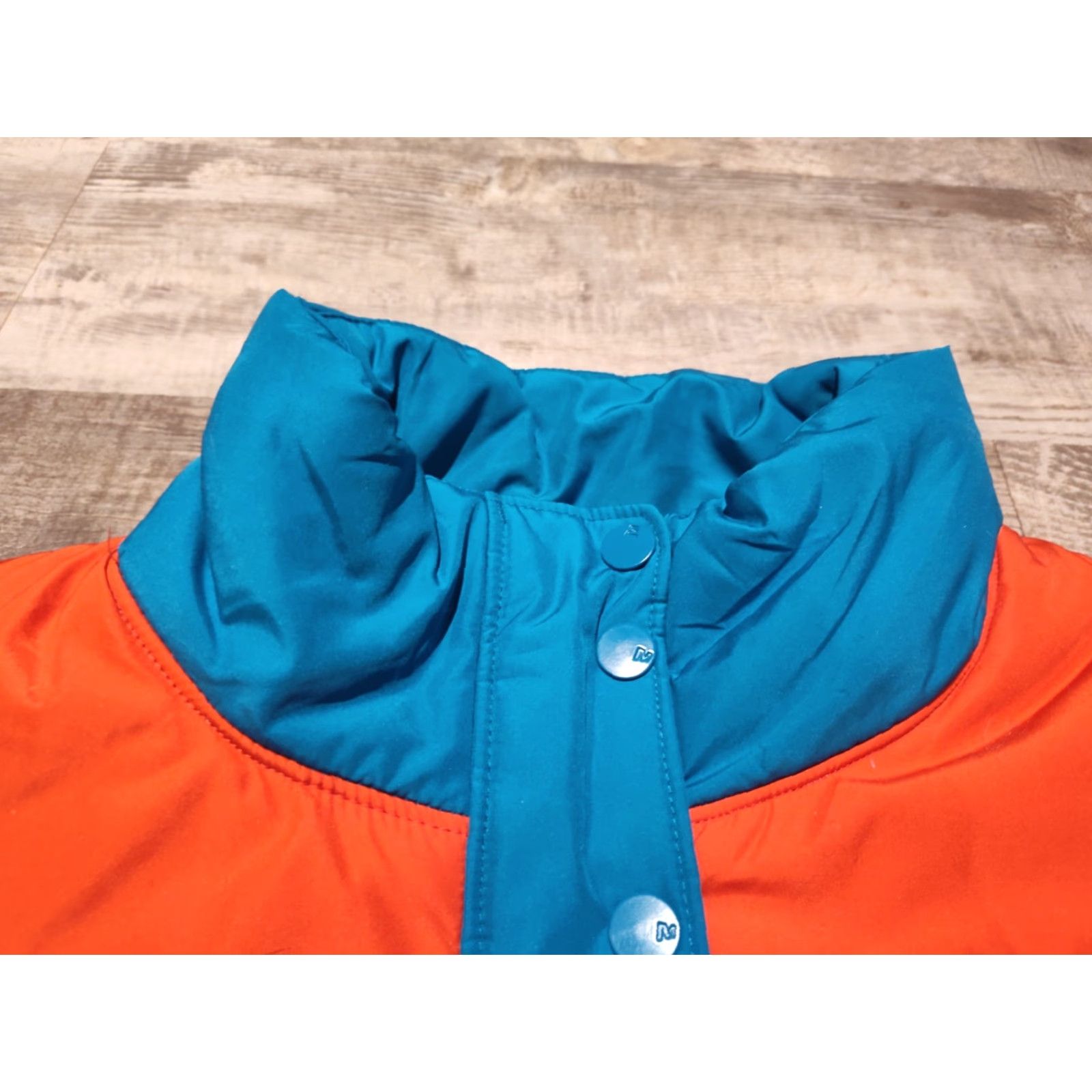 Merrell Merrell Vest Puffer Jacket Womens Large Colorful Opti-Warm Full Zip & Snap EUC Size L / US 10 / IT 46 - 7 Thumbnail
