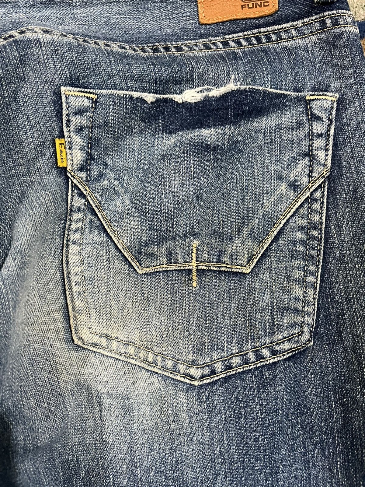 Edwin × Japanese Brand Vintage Edwin E function Faded Denim Size US 34 / EU 50 - 7 Thumbnail