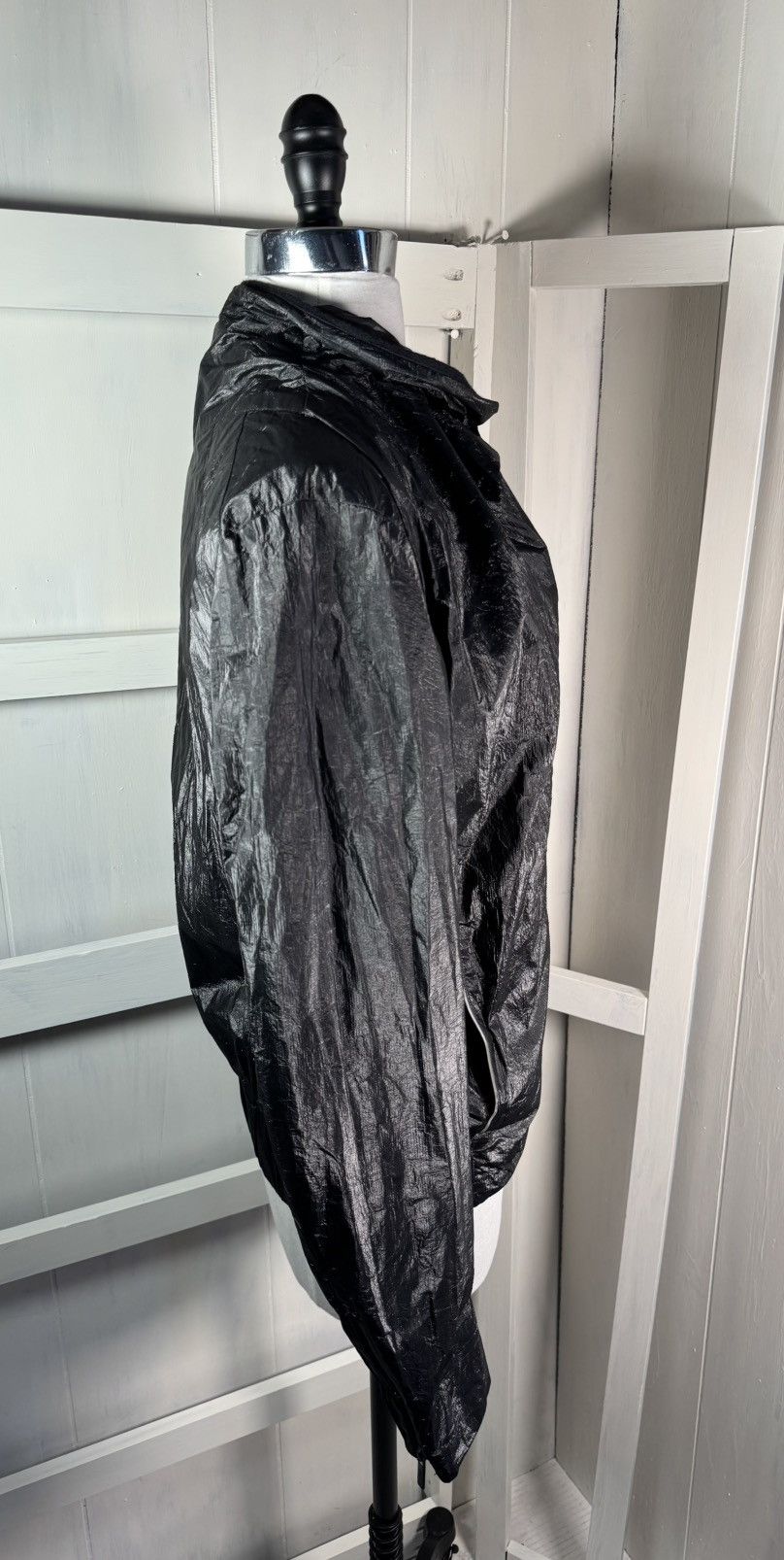Hussein Chalayan × Puma Puma x Hussein Chalayan Black Asymmetrical Zip Windbreaker Size L / US 10 / IT 46 - 7 Thumbnail