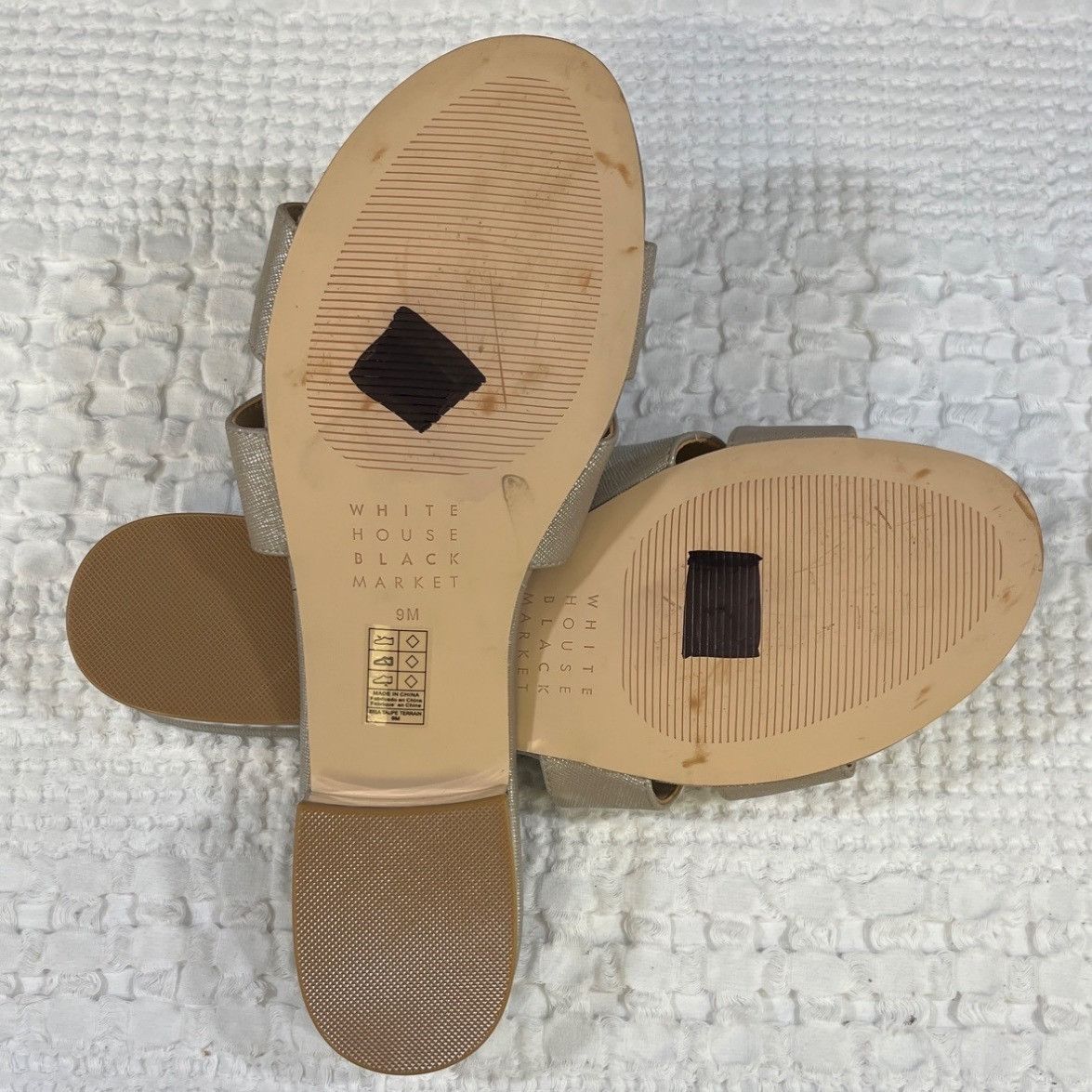 White House Black Market White House Black Market Women's Beige Shoes/Sandals Sz 9M S Size US 9 / IT 39 - 5 Thumbnail