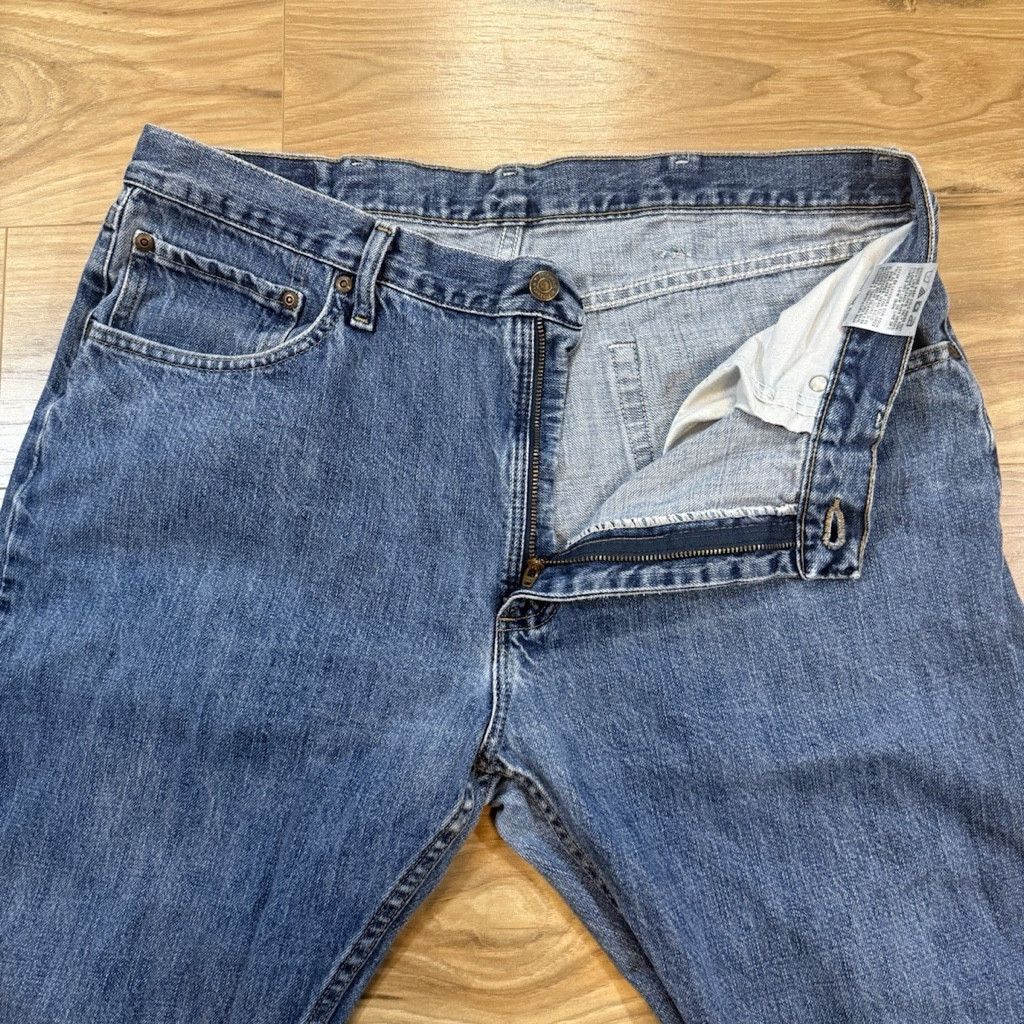 Wrangler Wrangler Straight Fit Jeans W36 L32 Blue Denim Size US 36 / EU 52 - 3 Thumbnail