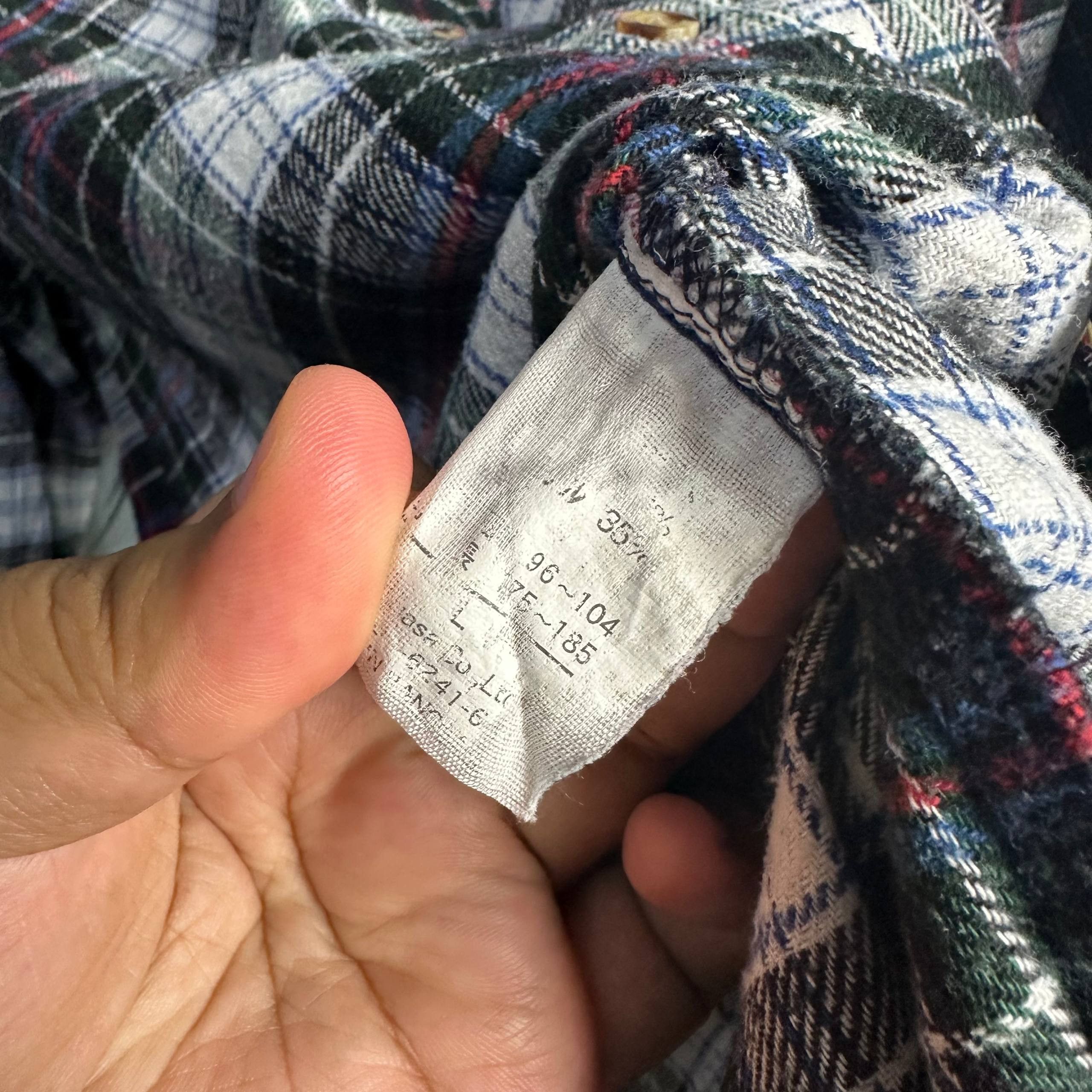 Japanese Brand Vintage Flannel Plaid Asap Rocky Style Shirt Size US L / EU 52-54 / 3 - 5 Thumbnail