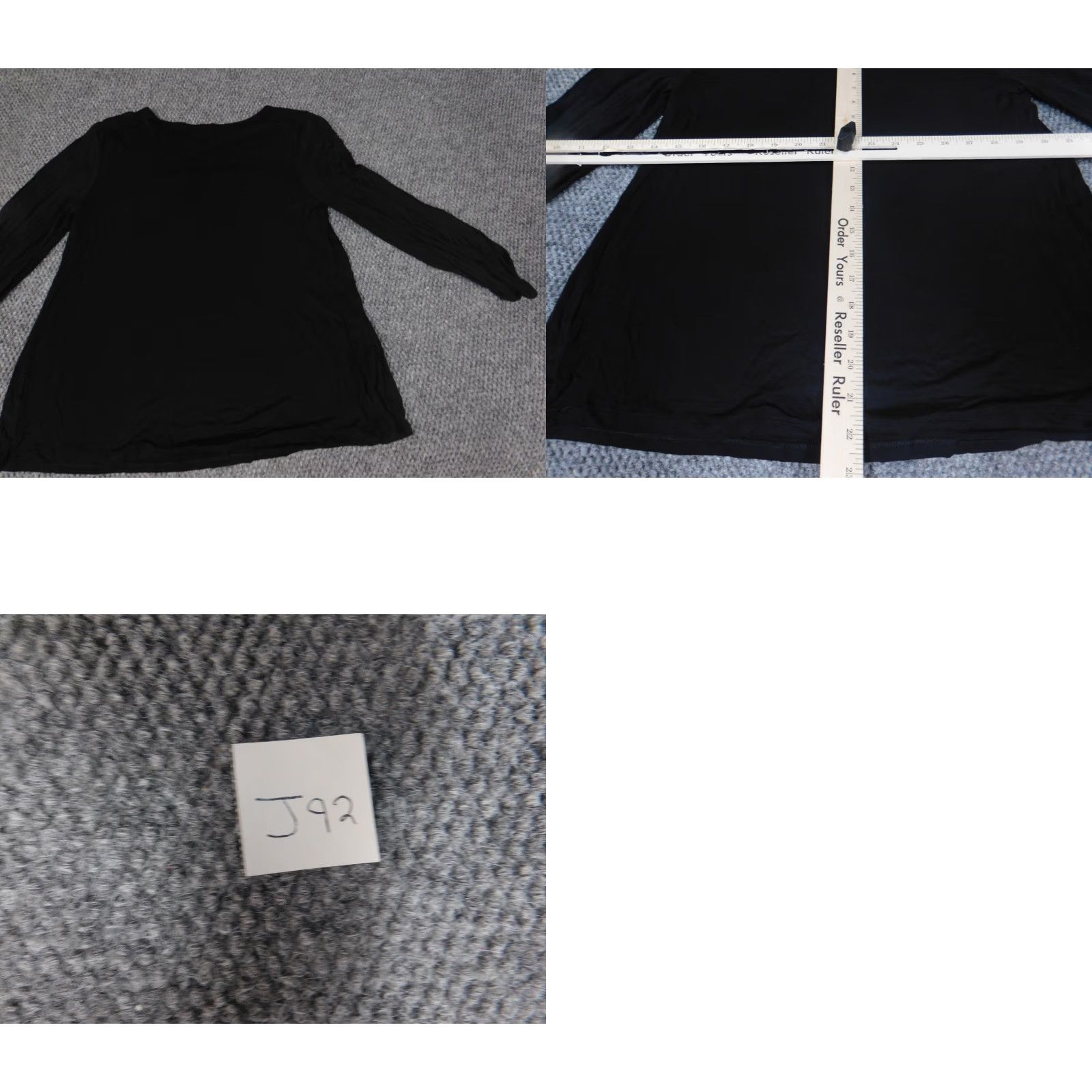 Old Navy Old Navy Womens Blouse S Black Stretch Top Crew Neck Pullover Casual Polyester Blouse Regular Fit Womens Size S / US 4 / IT 40 - 8 Thumbnail