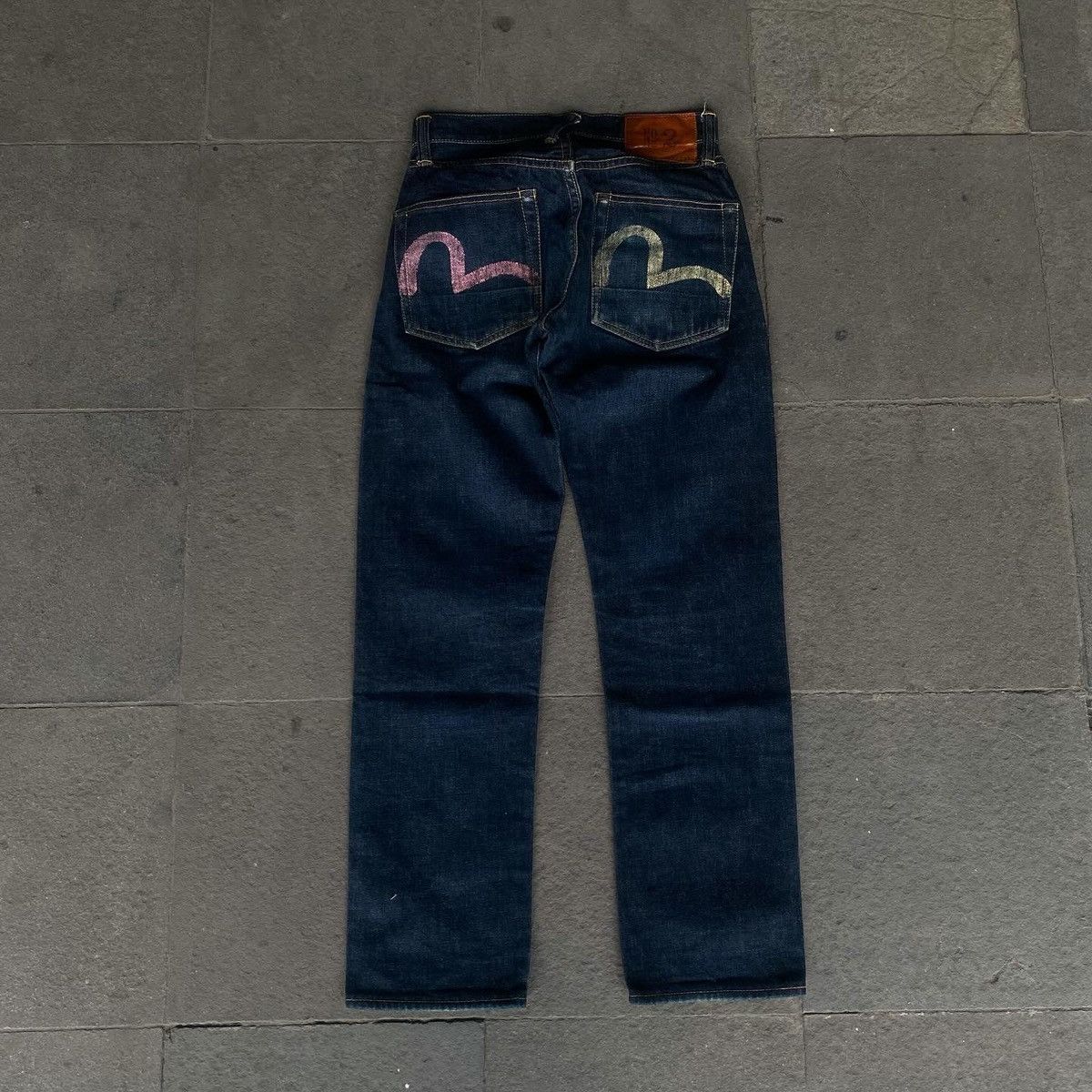 Evisu Evisu Seagulls NO.02 Pink/Yellow Size US 27 - 1 Thumbnail