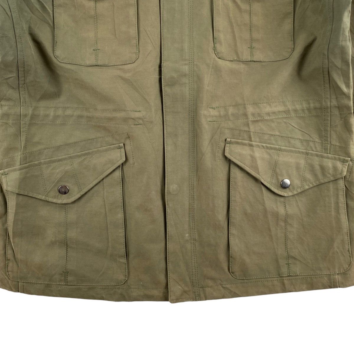 Japanese Brand SUGO SHELL Japanese Brand Multi Pockets Khaki Coat Jacket Size US L / EU 52-54 / 3 - 3 Thumbnail