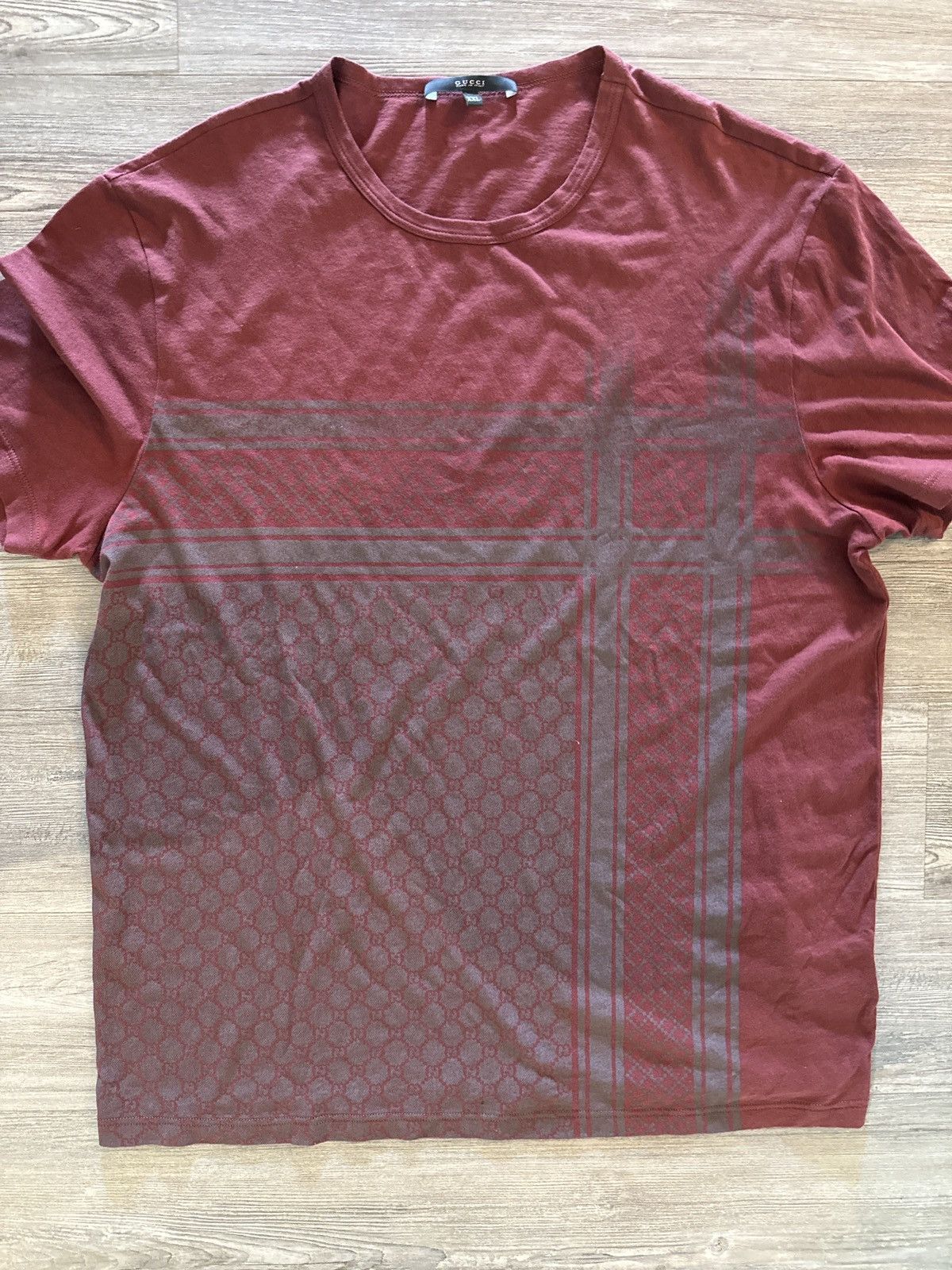 Gucci Gucci monogram logo tee Size US XXL / EU 58 / 5 - 1 Thumbnail