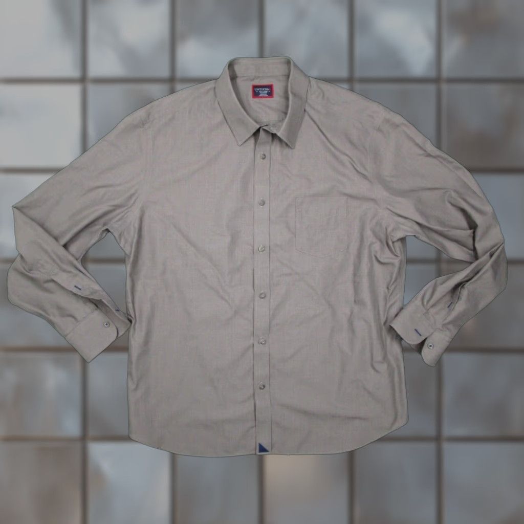 UNTUCKit VINTAGE UNTUCKit Men's Shirt 2XL Gray Button-Up Long Sleeve Casual All Seasons Wrinkle Resistant Size US XXL / EU 58 / 5 - 1 Thumbnail