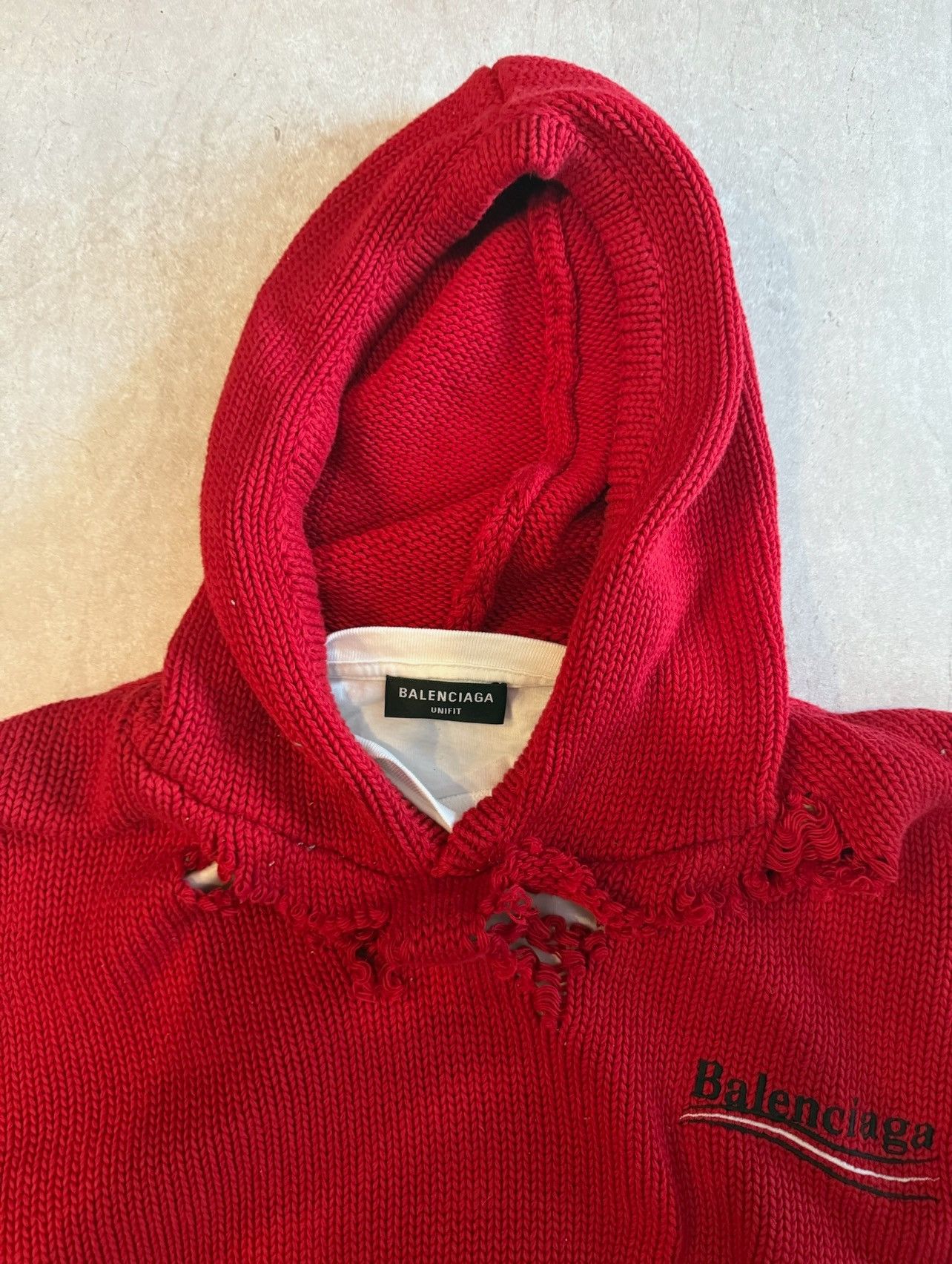 Balenciaga Balenciaga Knit Hoodie Size US M / EU 48-50 / 2 - 2 Thumbnail