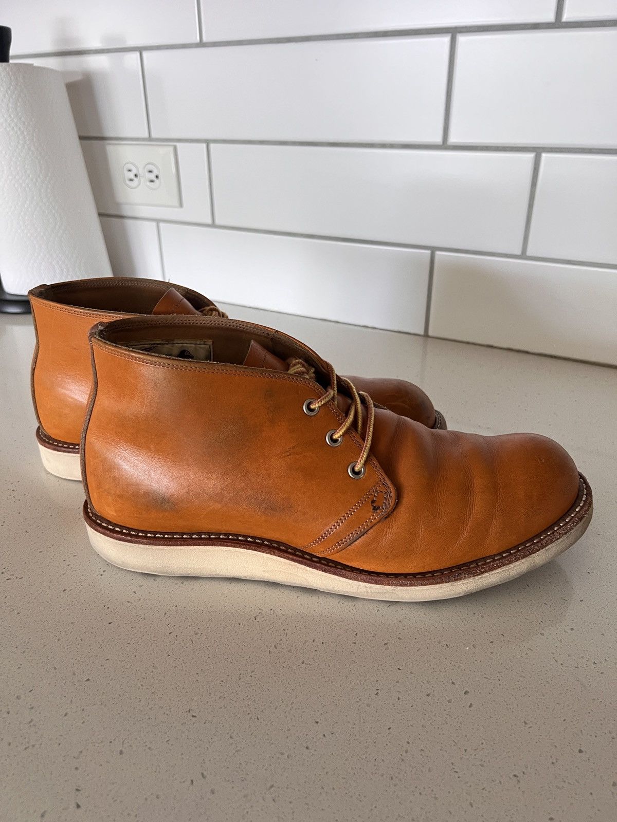 Red Wing Red Wing 2935 Chukka Boots – Oro Tan Leather USA – Size 10D Size US 10 / EU 43 - 3 Thumbnail