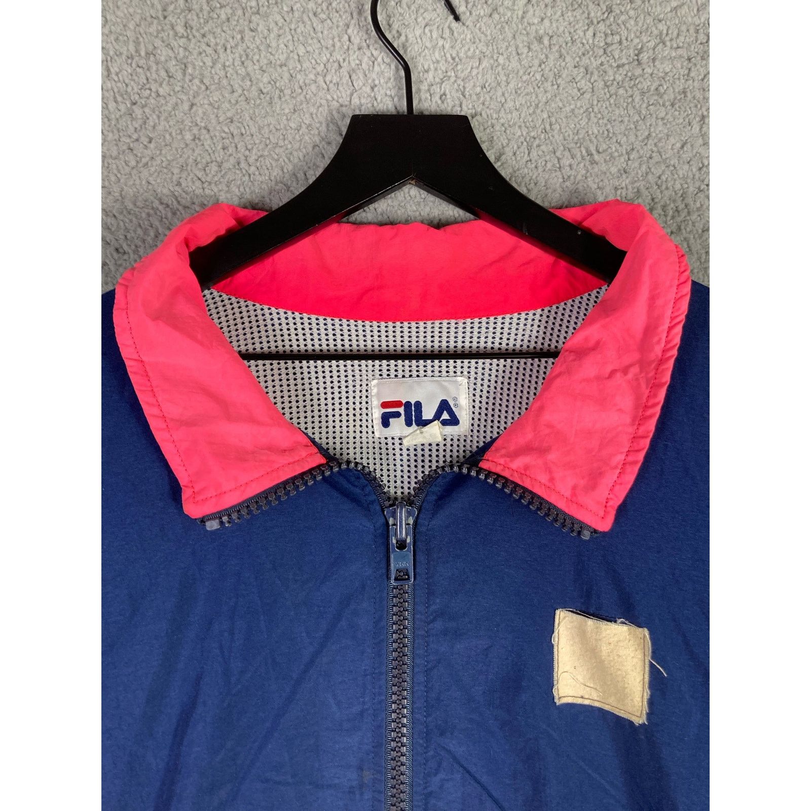Fila Vintage Fila Jacket Neon Pink Blue Made in USA Large Size US L / EU 52-54 / 3 - 7 Thumbnail