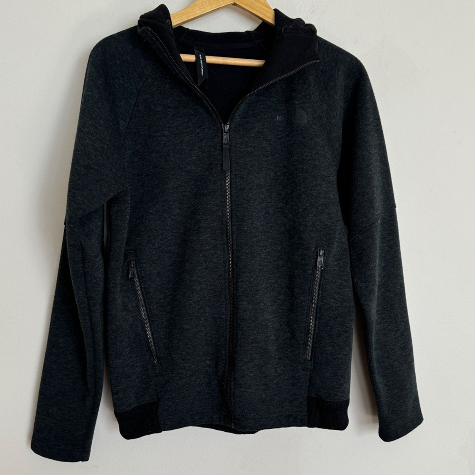 The North Face The North Face Full Zip Hooded Jacket Charcoal Gray Size S Size US S / EU 44-46 / 1 - 1 Thumbnail