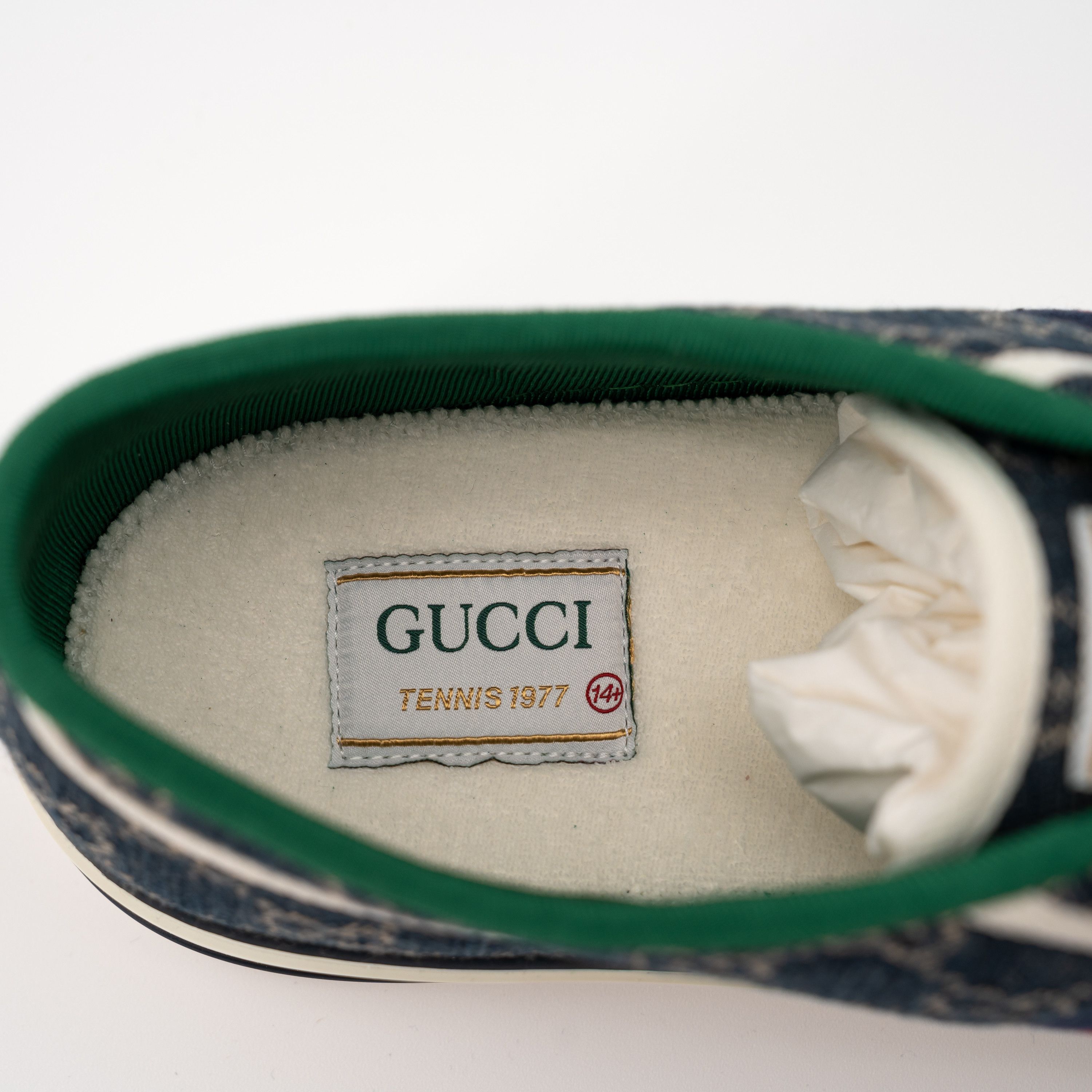 Gucci size 14.5G - Gucci Tennis Denim Sneakers GG print Size US 15 / EU 48 - 6 Thumbnail