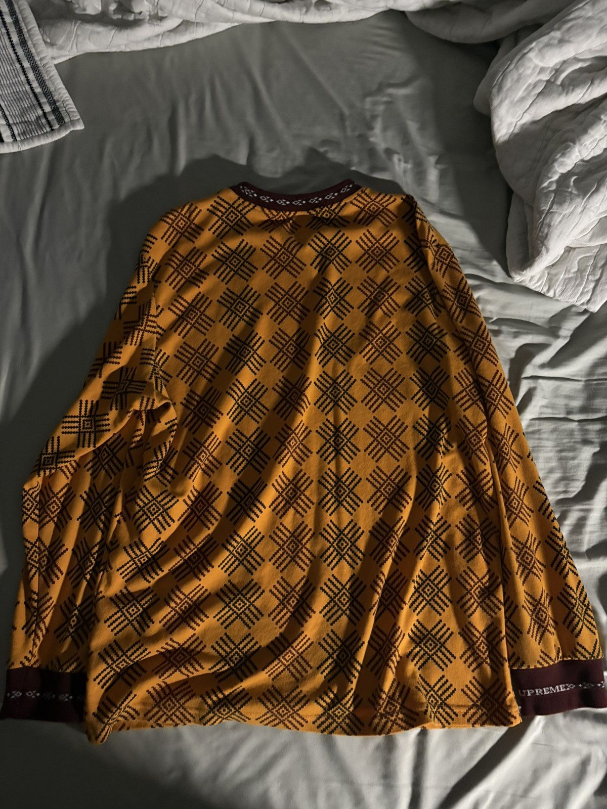 Supreme Supreme Motif L/S Top (FW 18) Size US L / EU 52-54 / 3 - 2 Thumbnail