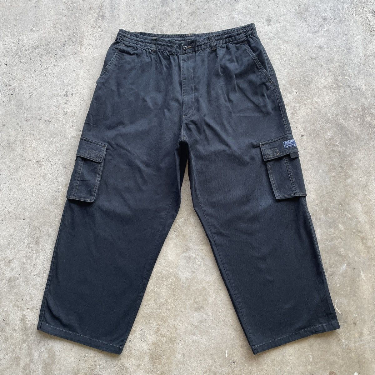Converse Vintage Converse Drawstring Waist Baggy Cargo Pants Tactical Size US 38 / EU 54 - 1 Thumbnail