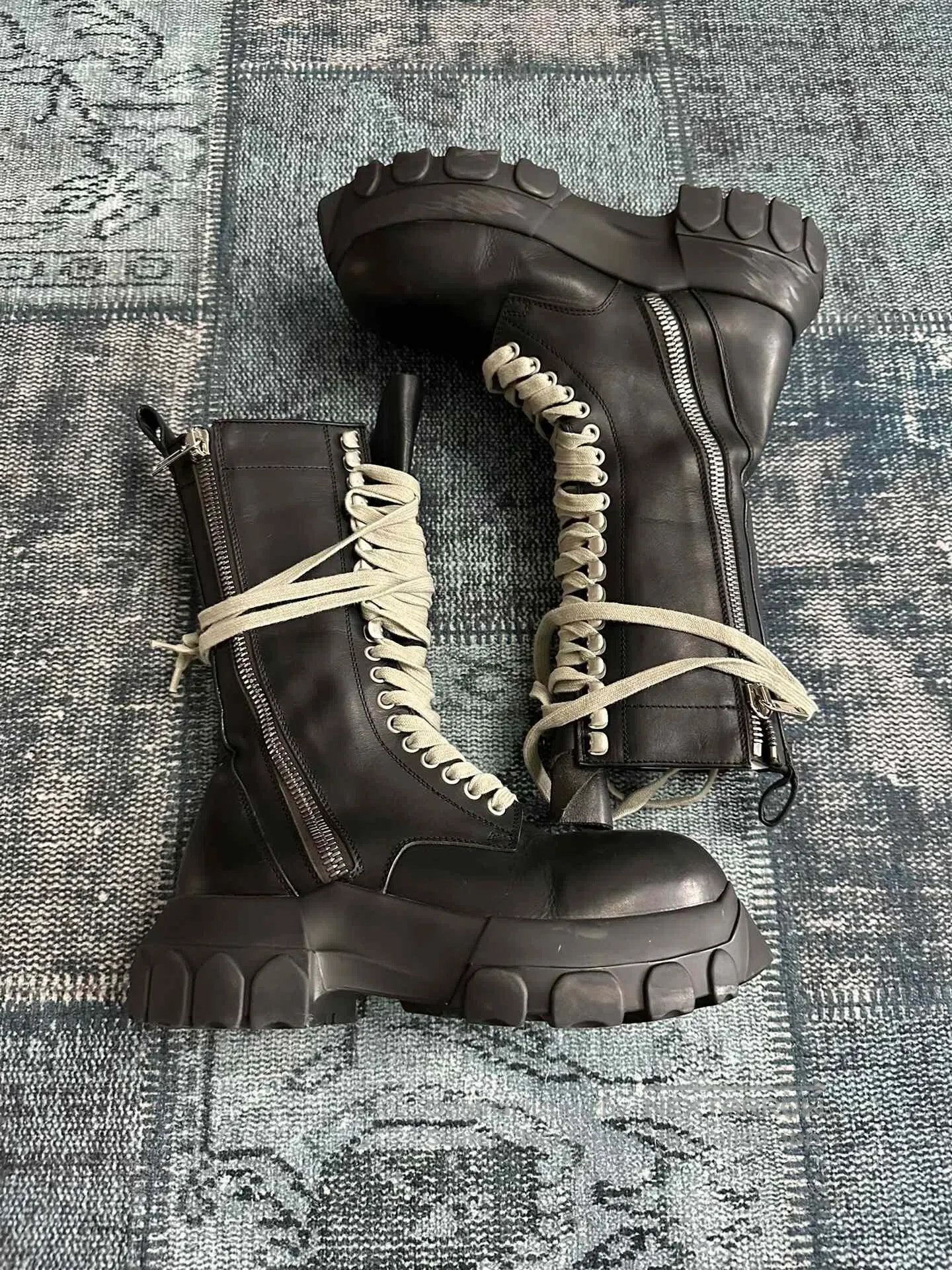 Rick Owens Rick Owens Octopus Strap Military Boots. Size US 6 / IT 36 - 1 Thumbnail