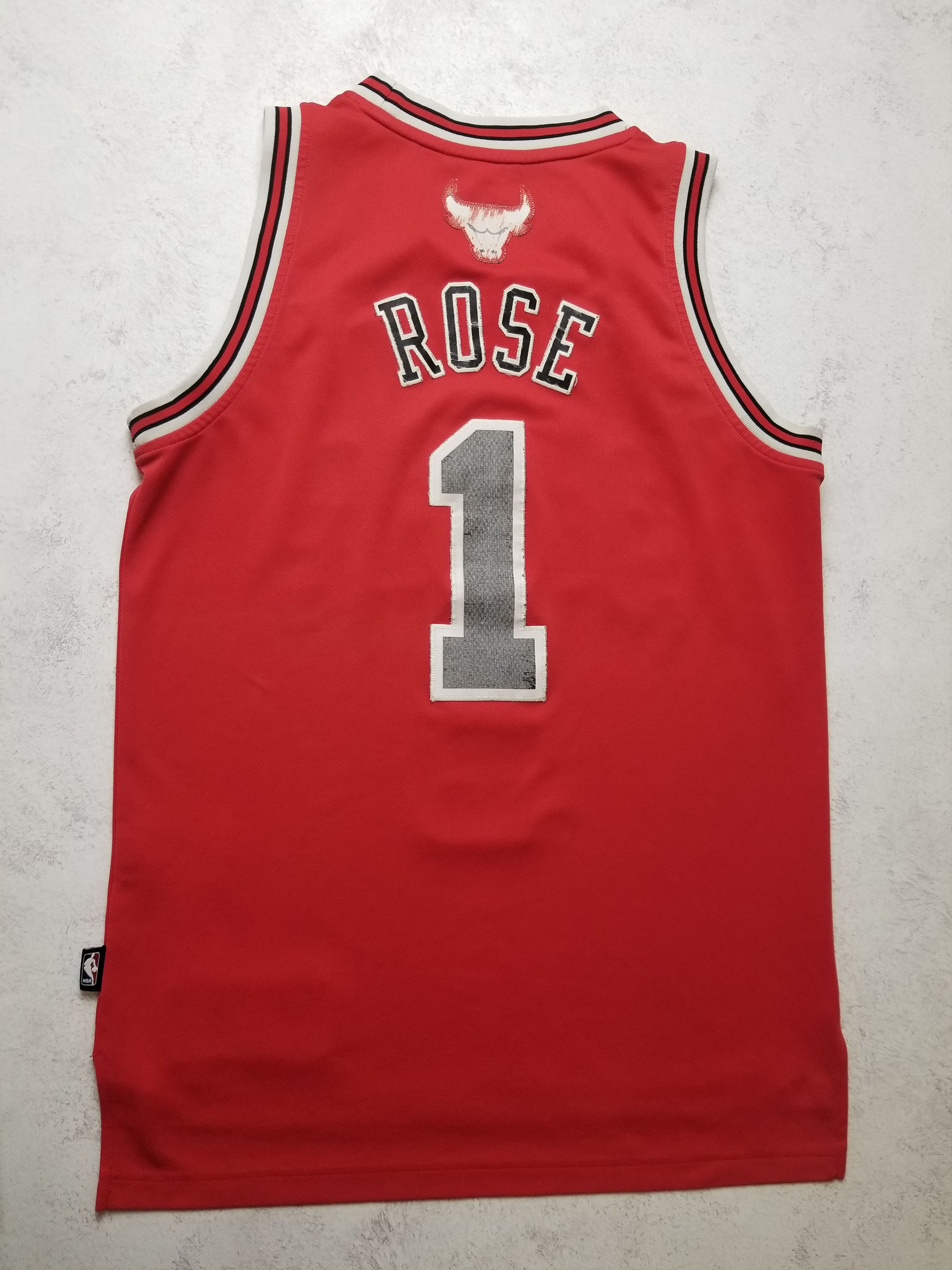Adidas Authentics Derrick Rose Chicago Bulls Stitched Jersey