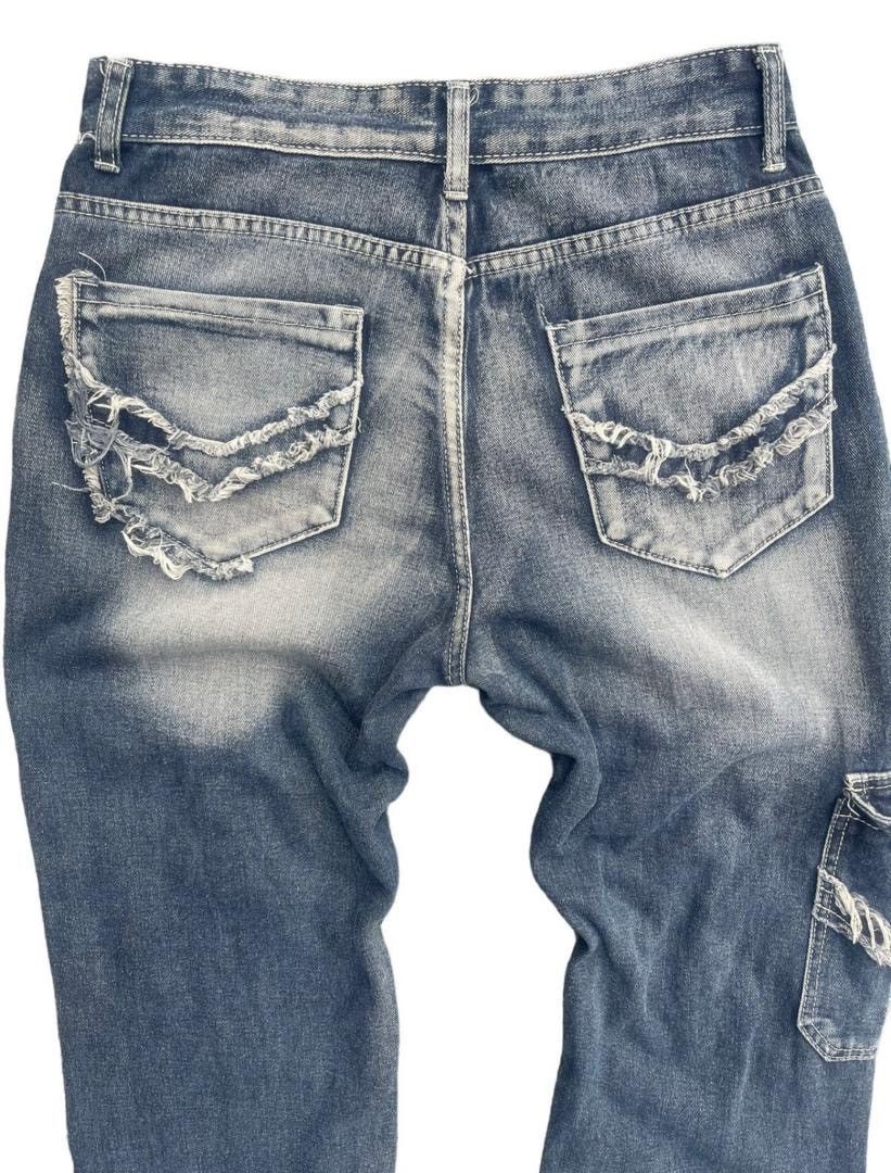 Japanese Brand Japanese Brand Denim Cargo Pant Style Size US 30 / EU 46 - 7 Thumbnail