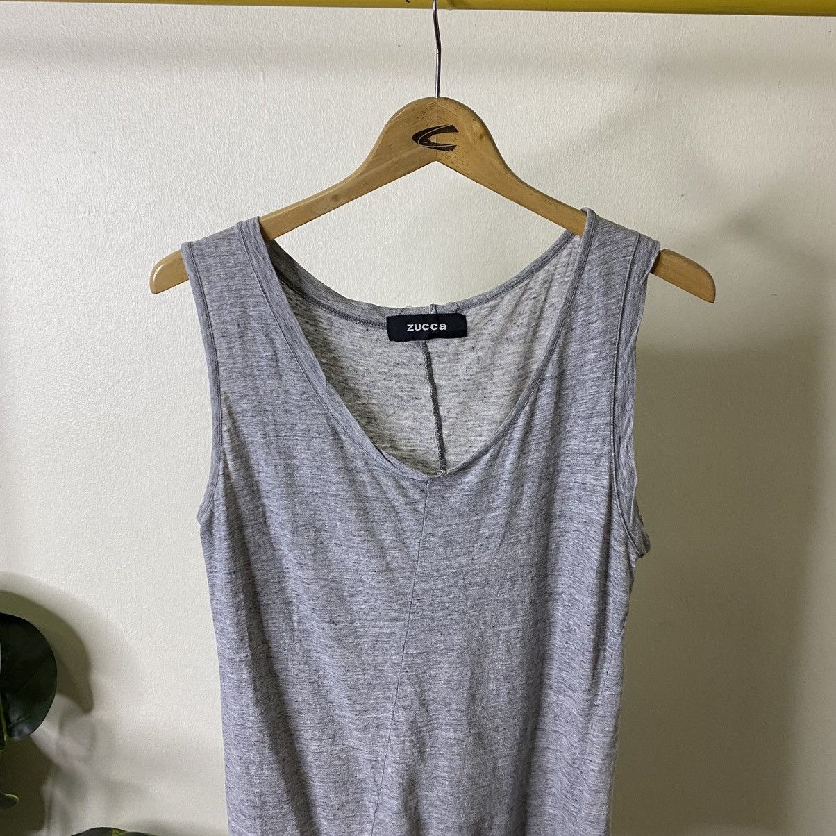 Zucca Zucca Grey Blank Tank Top Size US S / EU 44-46 / 1 - 2 Thumbnail