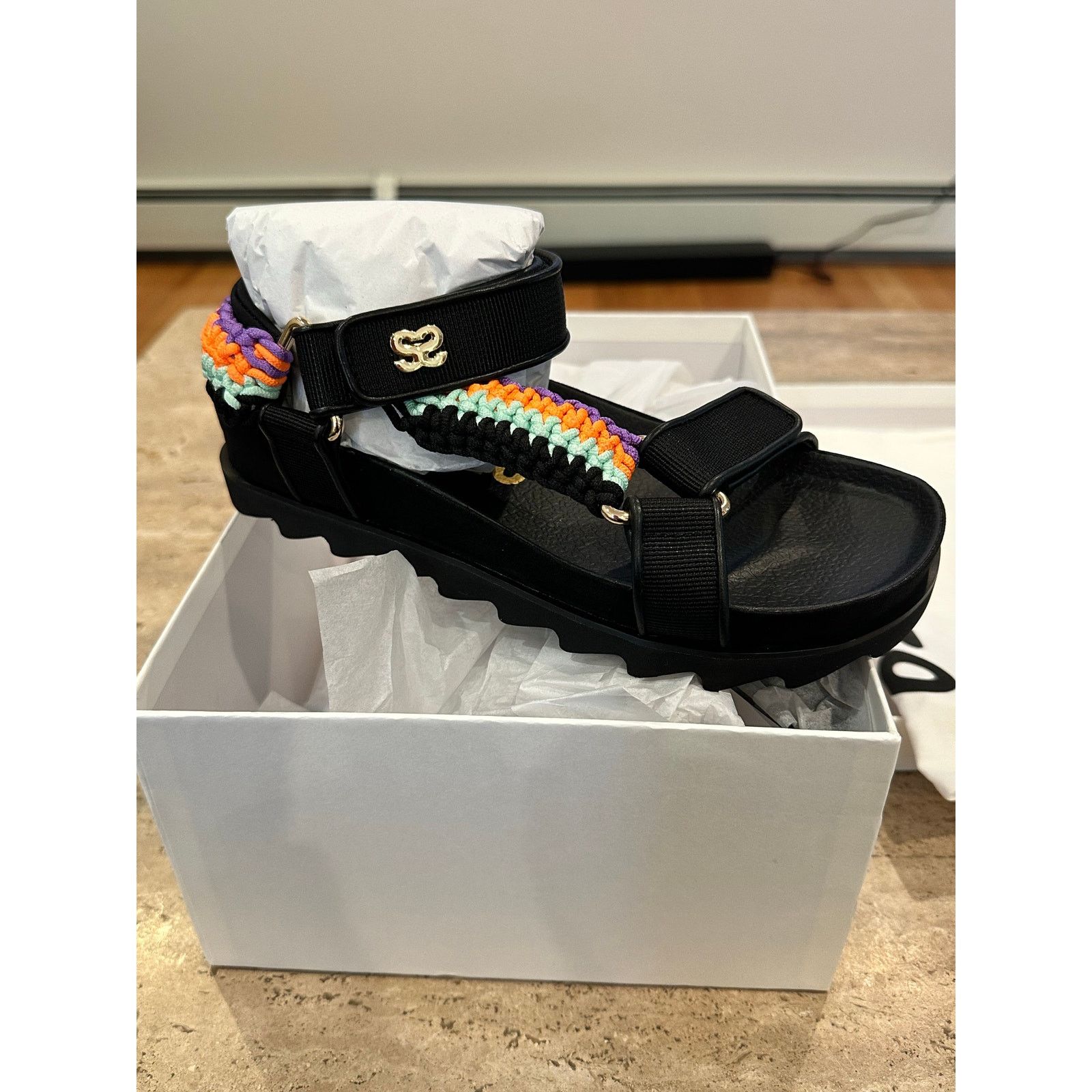 Sandro NEW Sandro Crochet-knit Braided Sandals FR 37 / 6.5 Size US 6.5 / IT 36.5 - 8 Thumbnail
