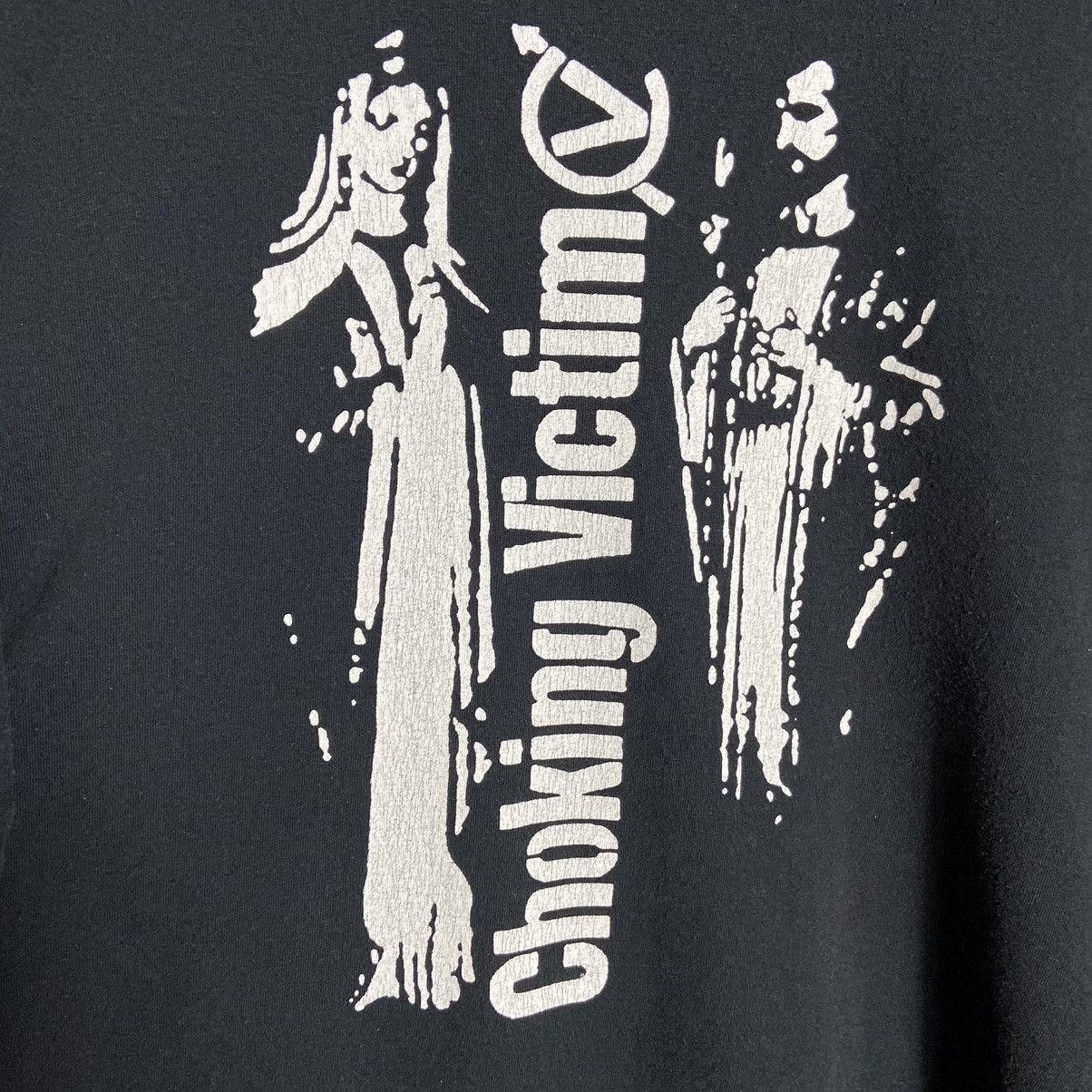 Band Tees Vintage 00s Choking Victim Hardcore Punk Band Tee Discharge Size US XL / EU 56 / 4 - 2 Thumbnail