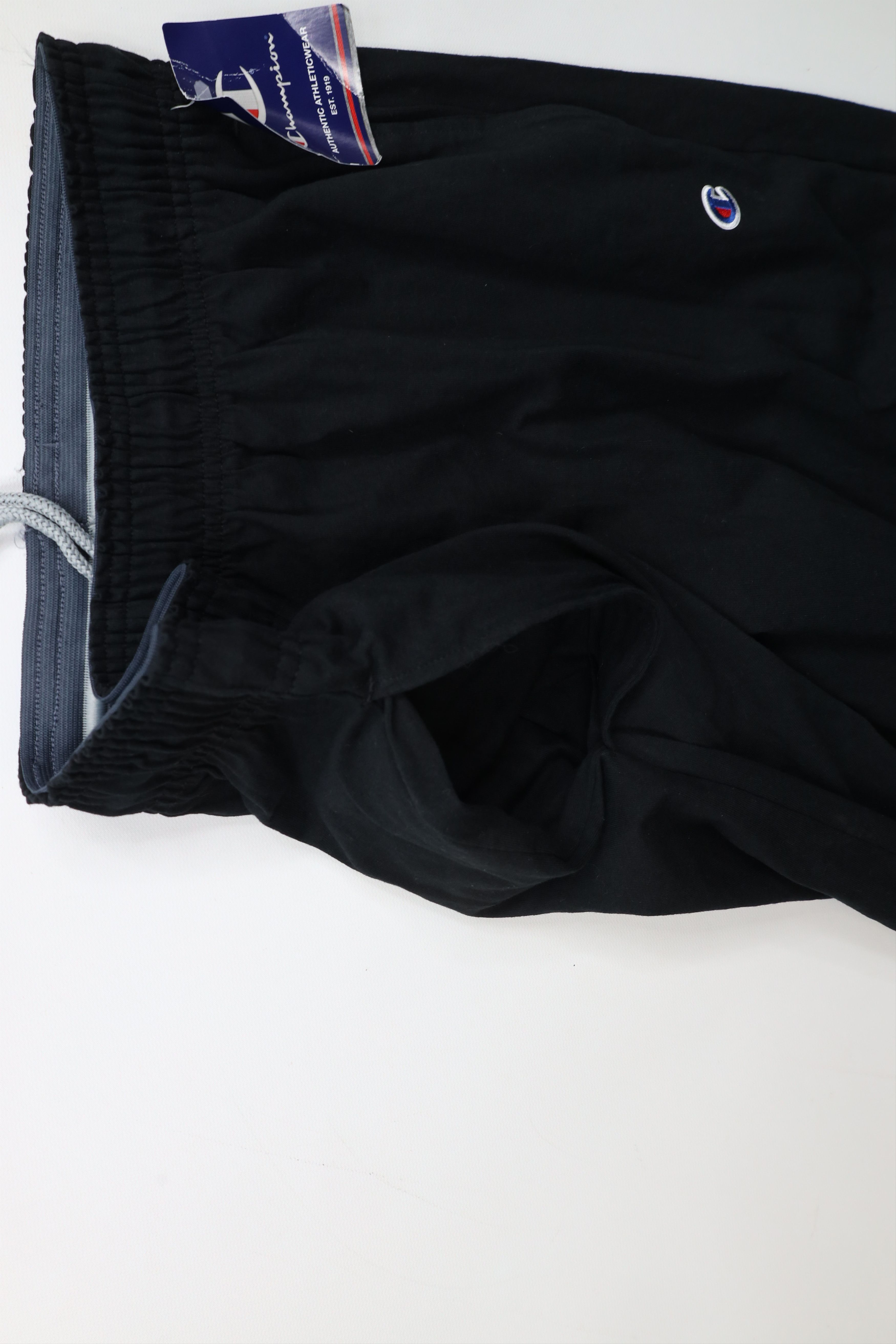 Champion × Vintage Deadstock Vintage Y2K Champion Lightweight Sweatpants Black Size US 36 / EU 52 - 9 Thumbnail