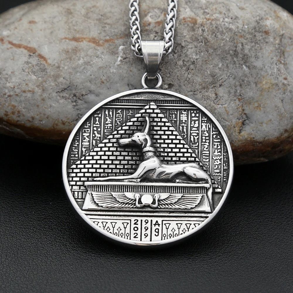 Other Vintage Egyptian Pendant Necklace Size ONE SIZE - 5 Thumbnail