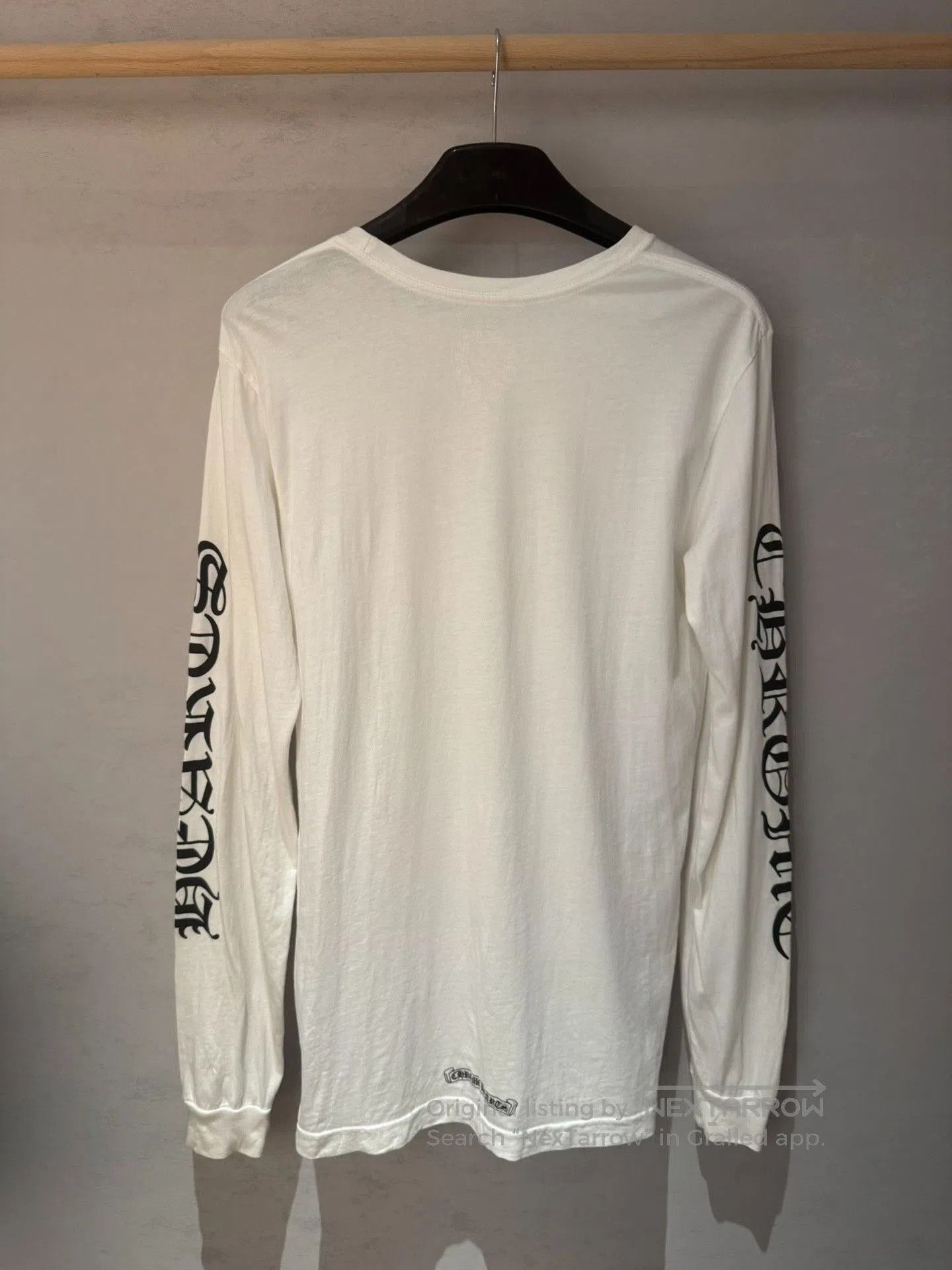 Chrome Hearts Chrome Hearts White Long Sleeve Printed Shirt. Size US M / EU 48-50 / 2 - 2 Thumbnail
