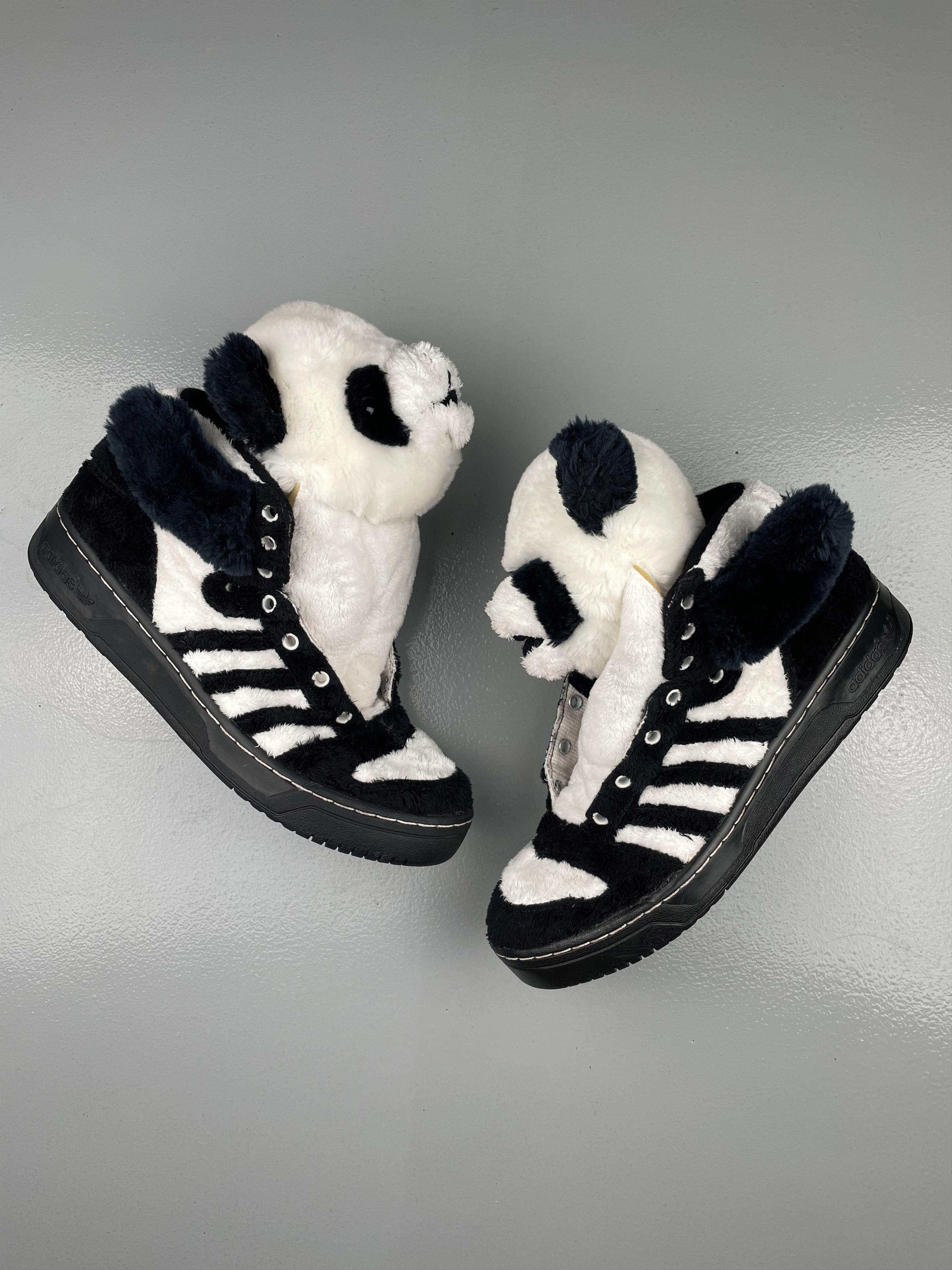 Adidas × Jeremy Scott Panda bear without noses lmao Size US 8.5 / EU 41-42 - 2 Thumbnail