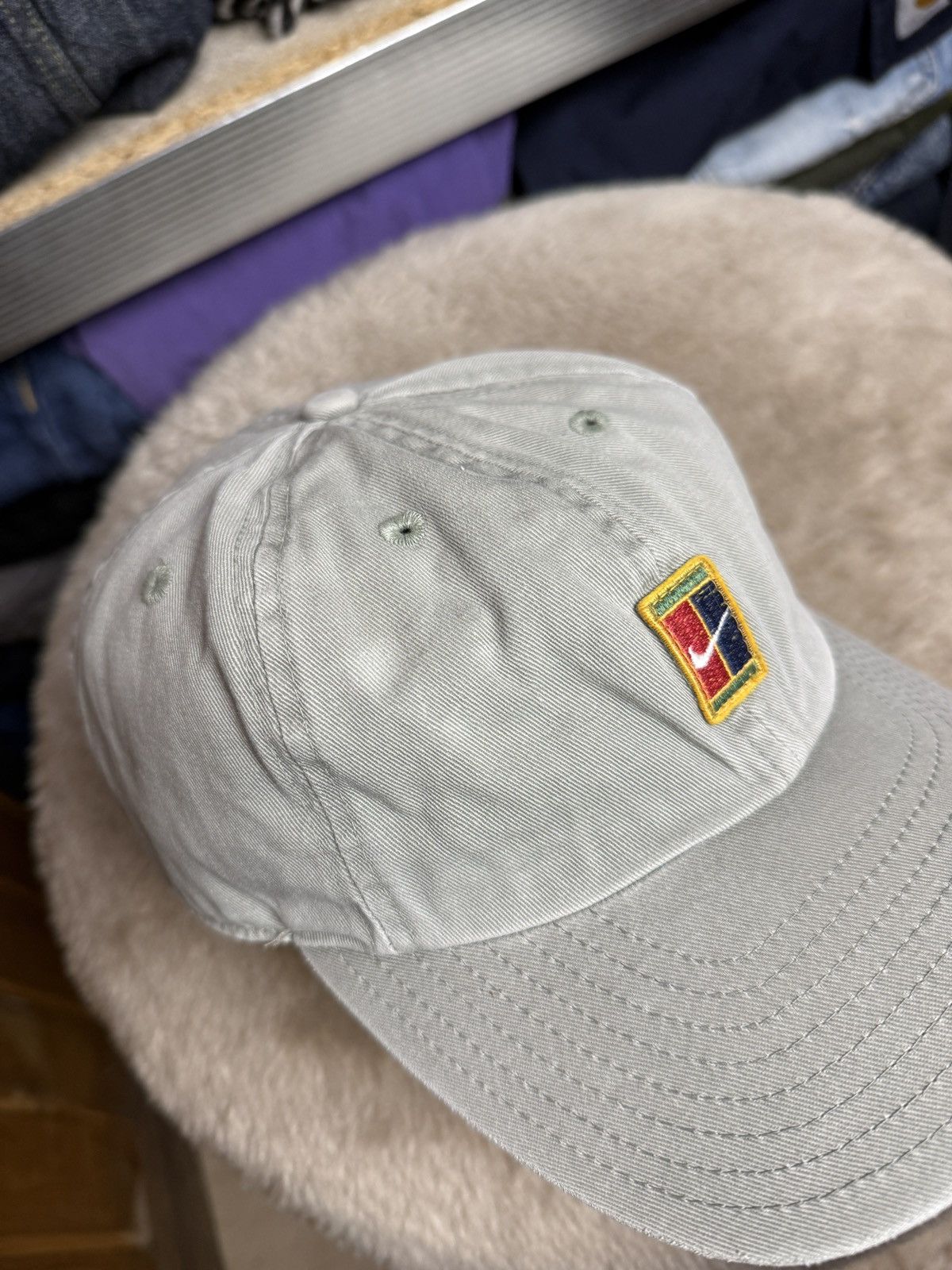 Nike Vintage Nike distressed Y2K cap Size ONE SIZE - 7 Thumbnail