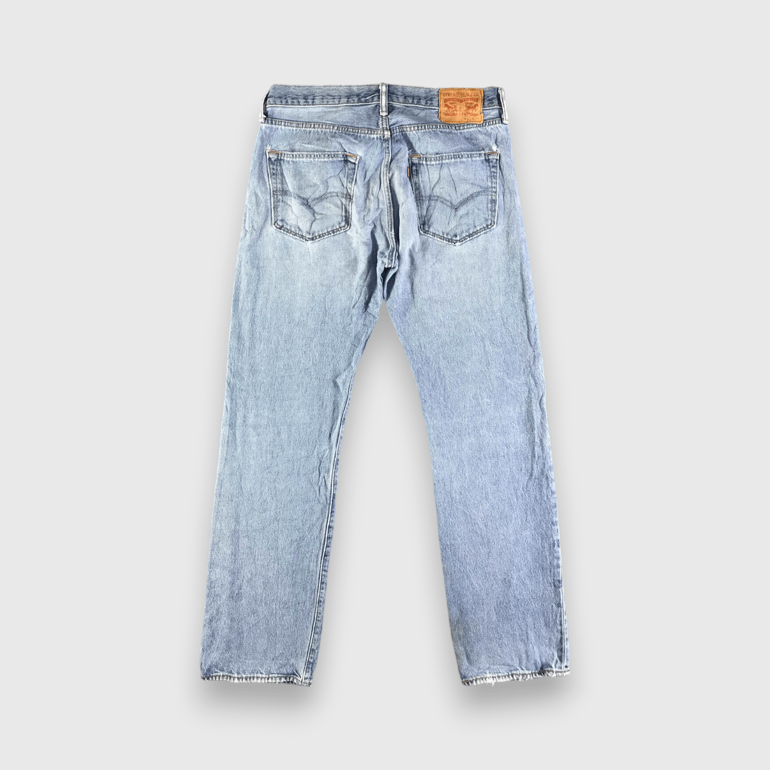 Levi's Vintage Blue Wash Levis 501 Jeans-J4312 Size US 33 - 2 Thumbnail