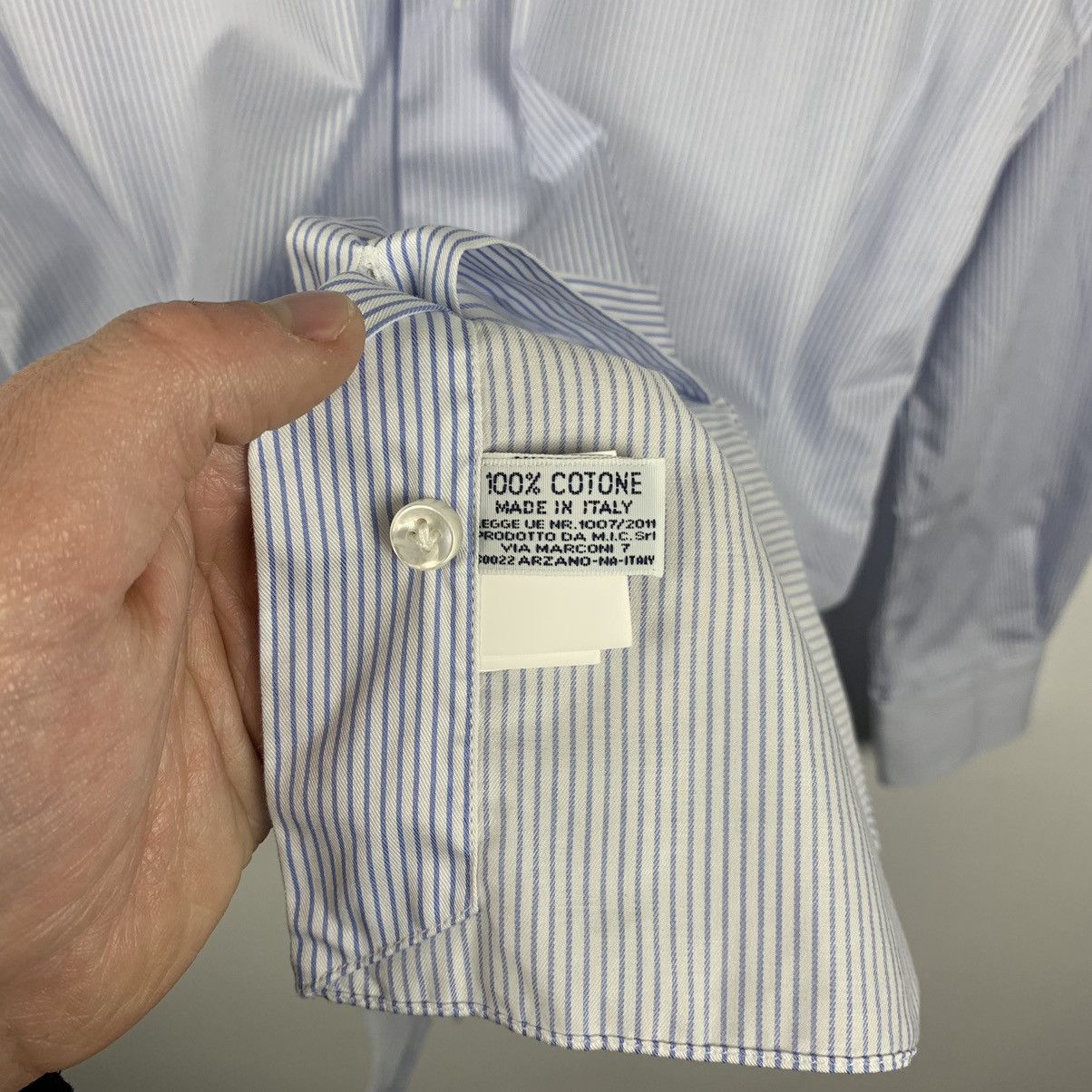 Barba Napoli Barba Napoli Classic Formal Dress Shirt Men’s Size 39 Blue Size US M / EU 48-50 / 2 - 11 Thumbnail