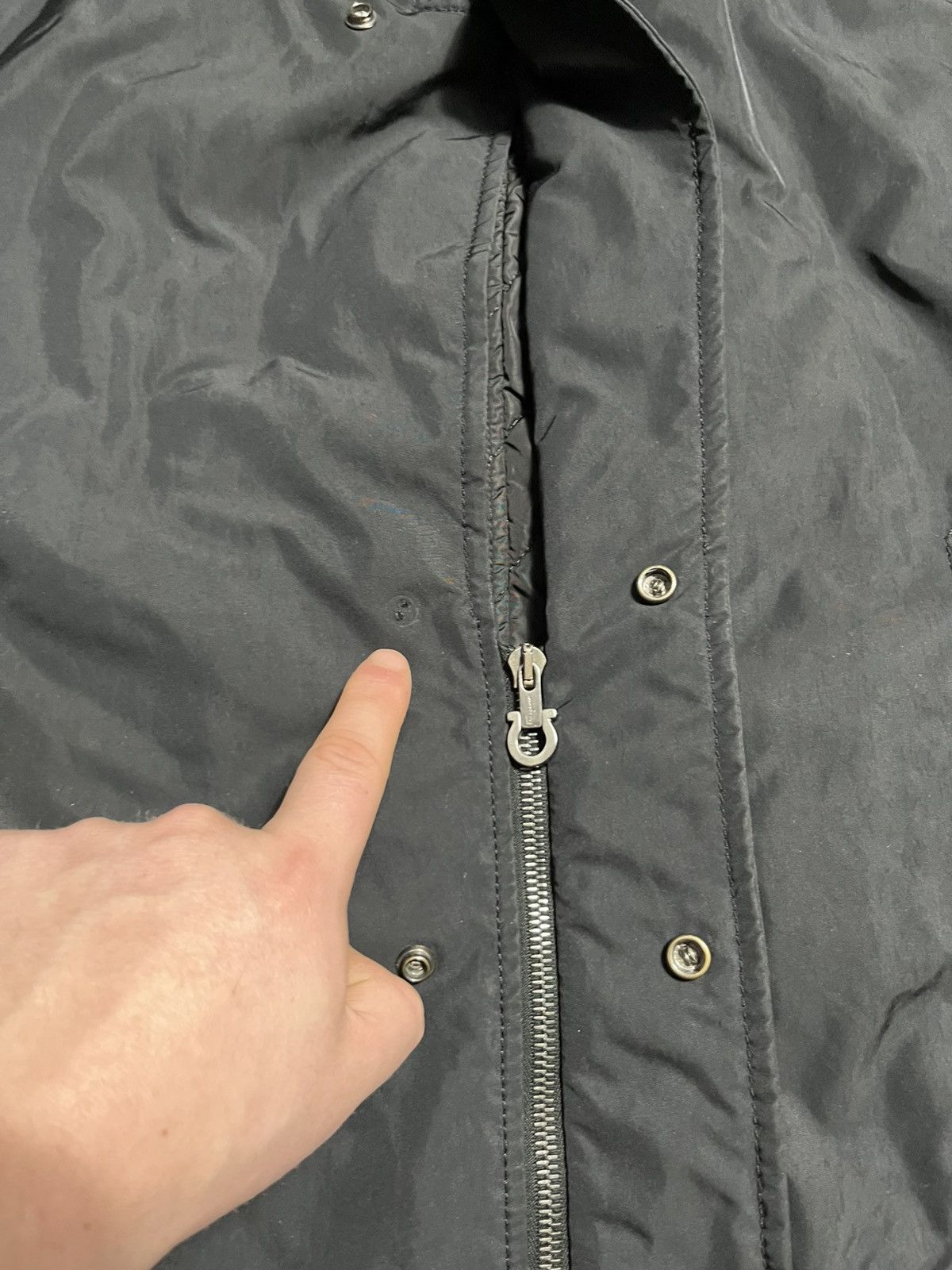 Salvatore Ferragamo Vntg SALVATORE FERRAGAMO Technical Parka Jacket SIZE 50 Size US M / EU 48-50 / 2 - 5 Thumbnail