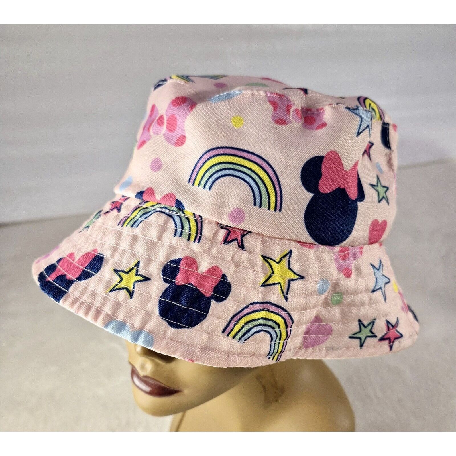 Disney Disney Jr Minnie Mouse Toddler Reversible Bucket Hat Pink Size ONE SIZE - 1 Thumbnail