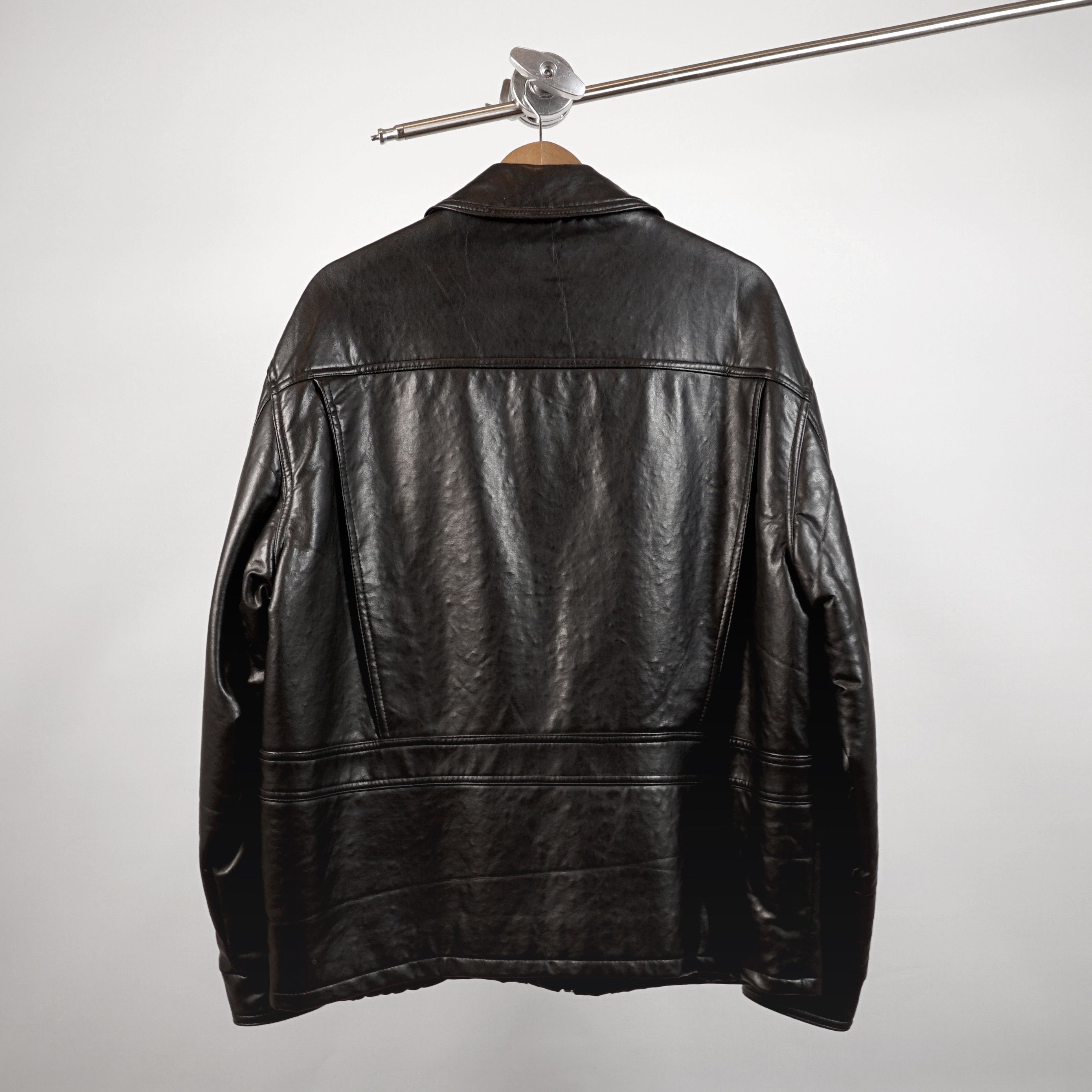 Other 90's Emporio GIV Leather Zip-Up Jacket Size US XL / EU 56 / 4 - 2 Thumbnail