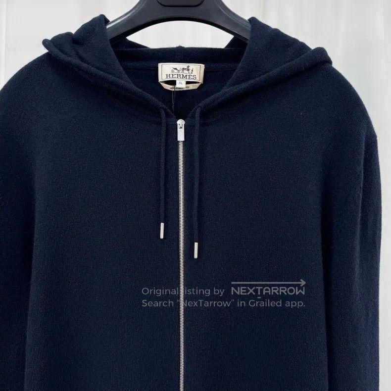 Hermes Hermes Zodiac Cashmere Zip-up Jacket Size US XL / EU 56 / 4 - 3 Thumbnail