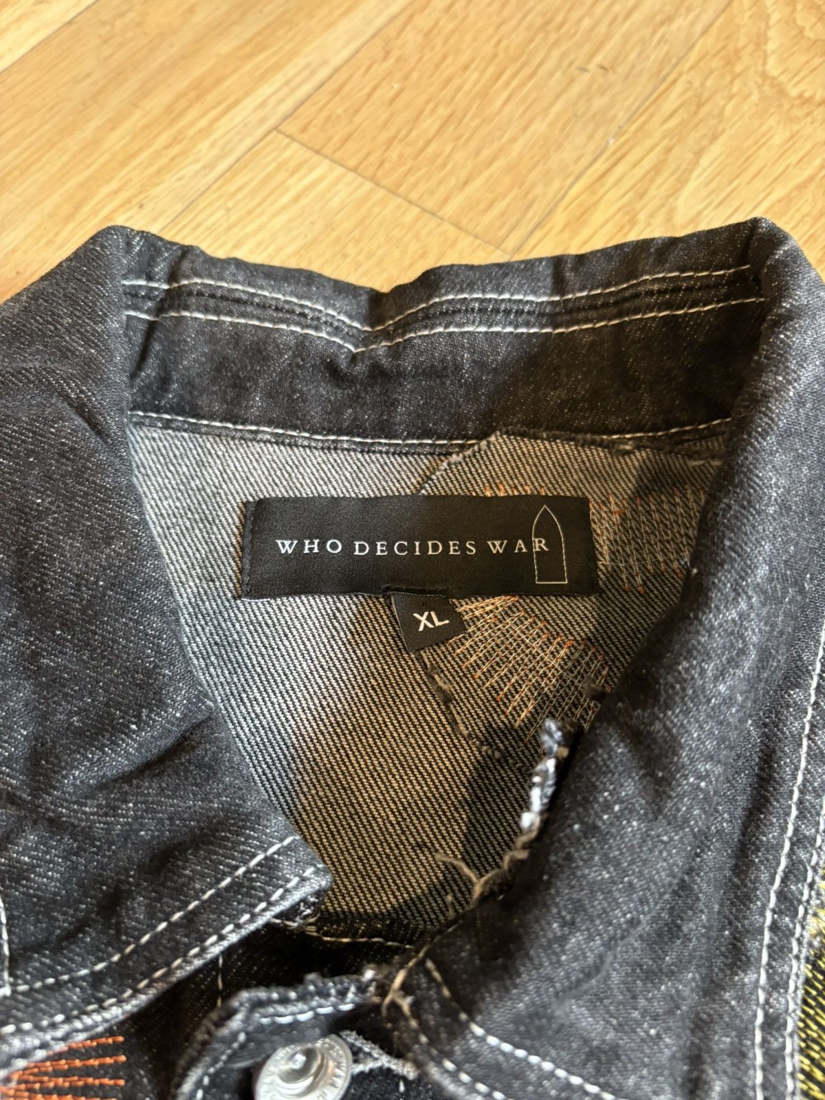 Who Decides War Who Decides War Denim Jacket Size XL Size US XL / EU 56 / 4 - 2 Thumbnail