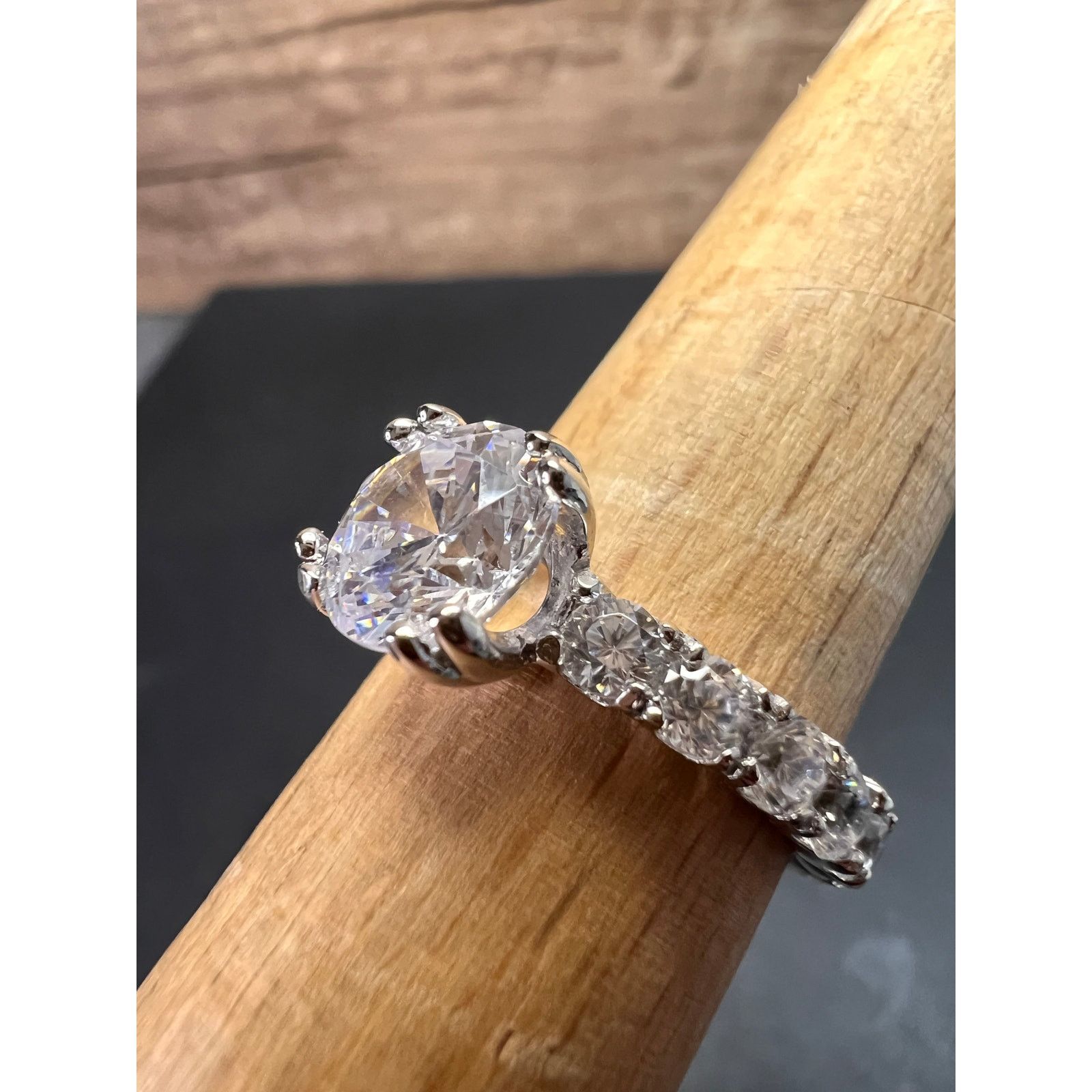 Other Cubic zirconia sterling silver ring size 7 Size ONE SIZE - 14 Thumbnail