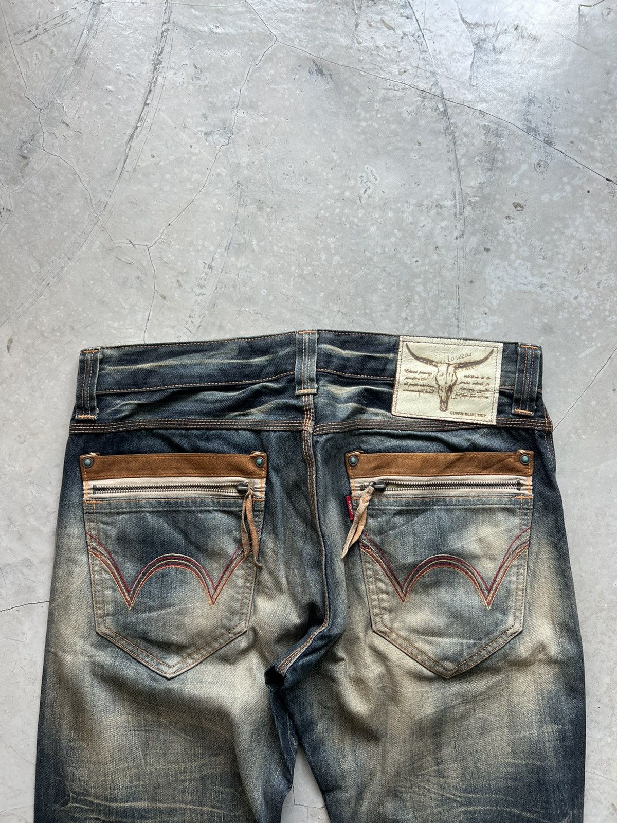 Edwin Edwin Blue Trip Tag size 34 Actual 36x29.5 Size US 34 / EU 50 - 1 Thumbnail